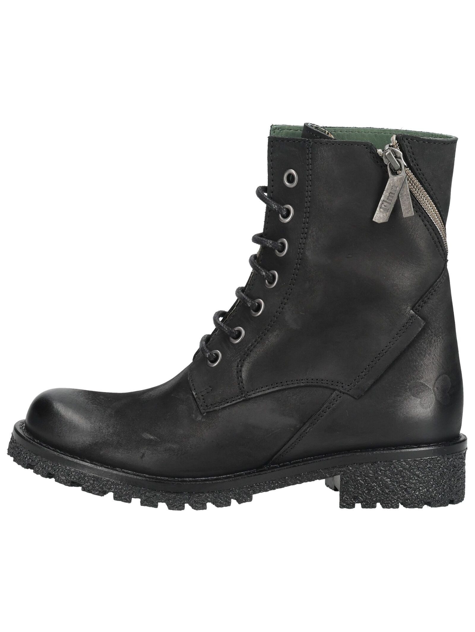 Felmini Stiefelette Leder . Schnürstiefelette