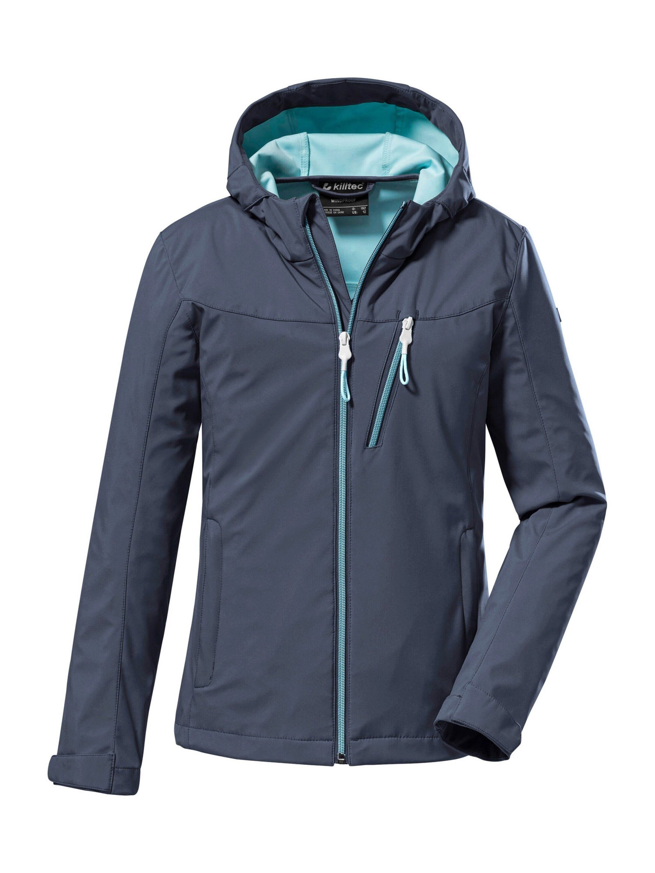 Killtec Softshelljacke KOS anthracite (1-St) blue