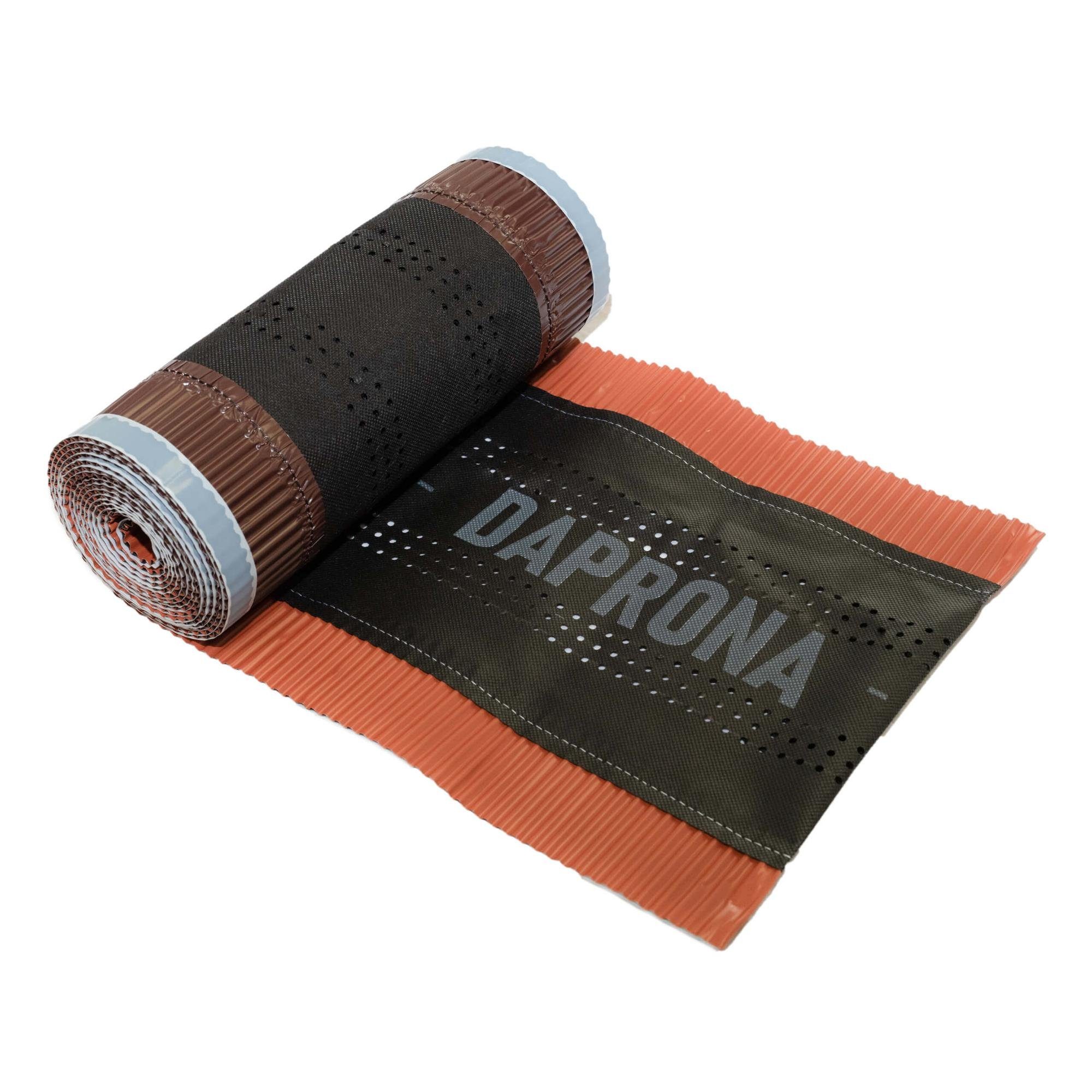 DAPRONA Dichtungsband Firstband Alu Super Vent, (320mm x 5m Rot (RAL 8004) Rollfirst für eine optimale Dachfirst Abdeckung, Super Butylkleber, 1-St), Rollfirst für eine optimale Dachfirst Abdeckung, Super Butylkleber