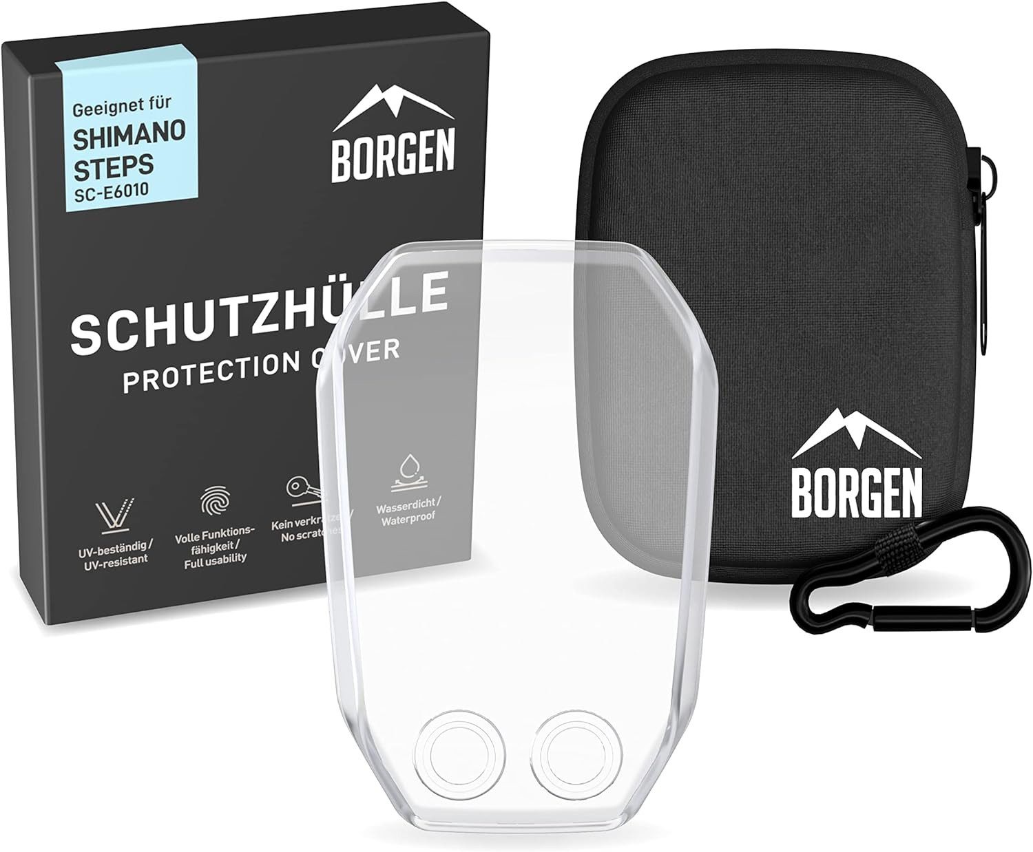 Borgen Displayschutzfolie Borgen E-Bike Displayschutz geeignet für Shimano SC-E-6010 Display