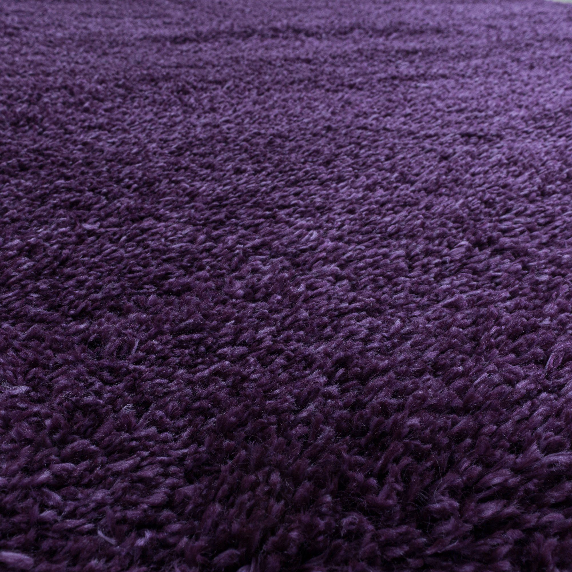Ayyildiz Teppiche Hochflor-Teppich FLUFFY 3500, rund, Höhe: 50 mm, Langflor, Shaggy, uni, robust, auch rechteckig erhältlich, Wohnzimmer