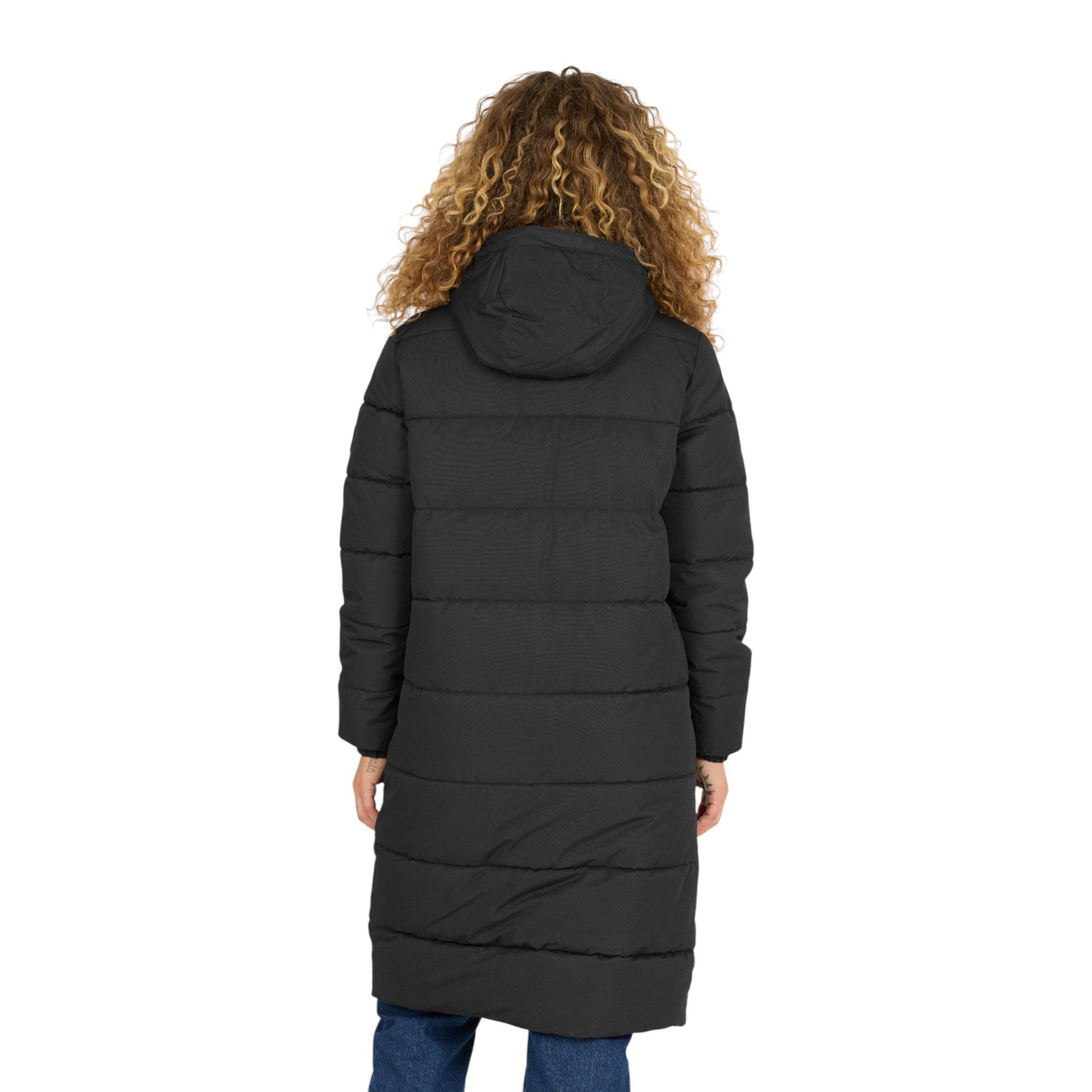 WHISTLER Steppmantel Abella Long Padded (Kapuze, warm, atmungsaktiv) schwarz Damen – Bild 2 von 5