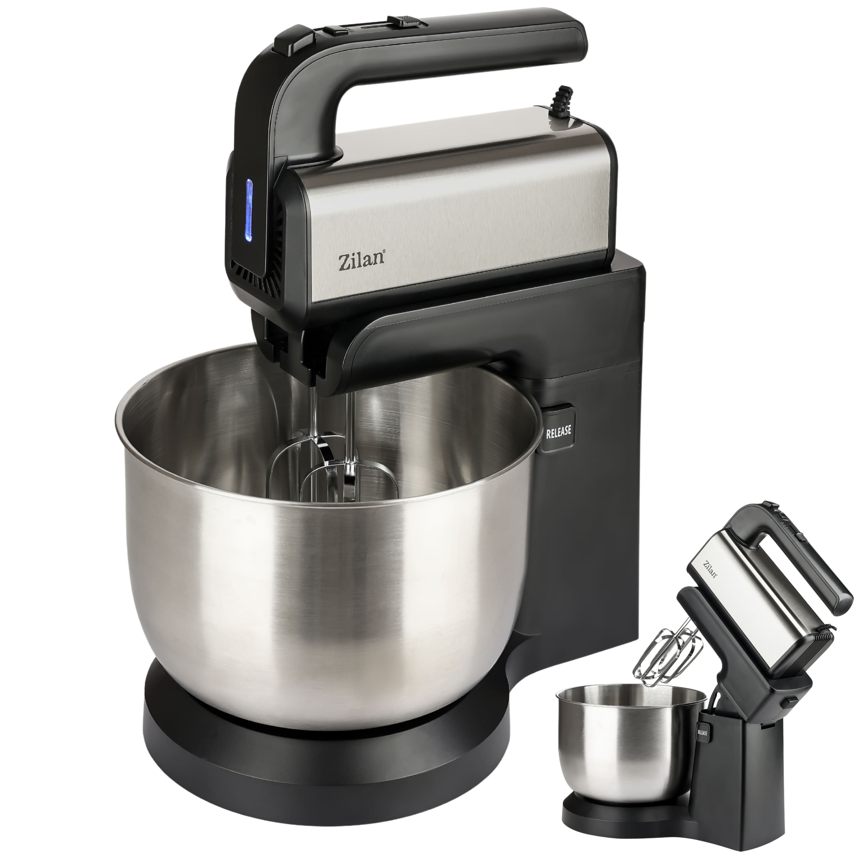 Zilan Handmixer ZLN-2952, 500 W, Gehäuse aus ABS und Edelstahl