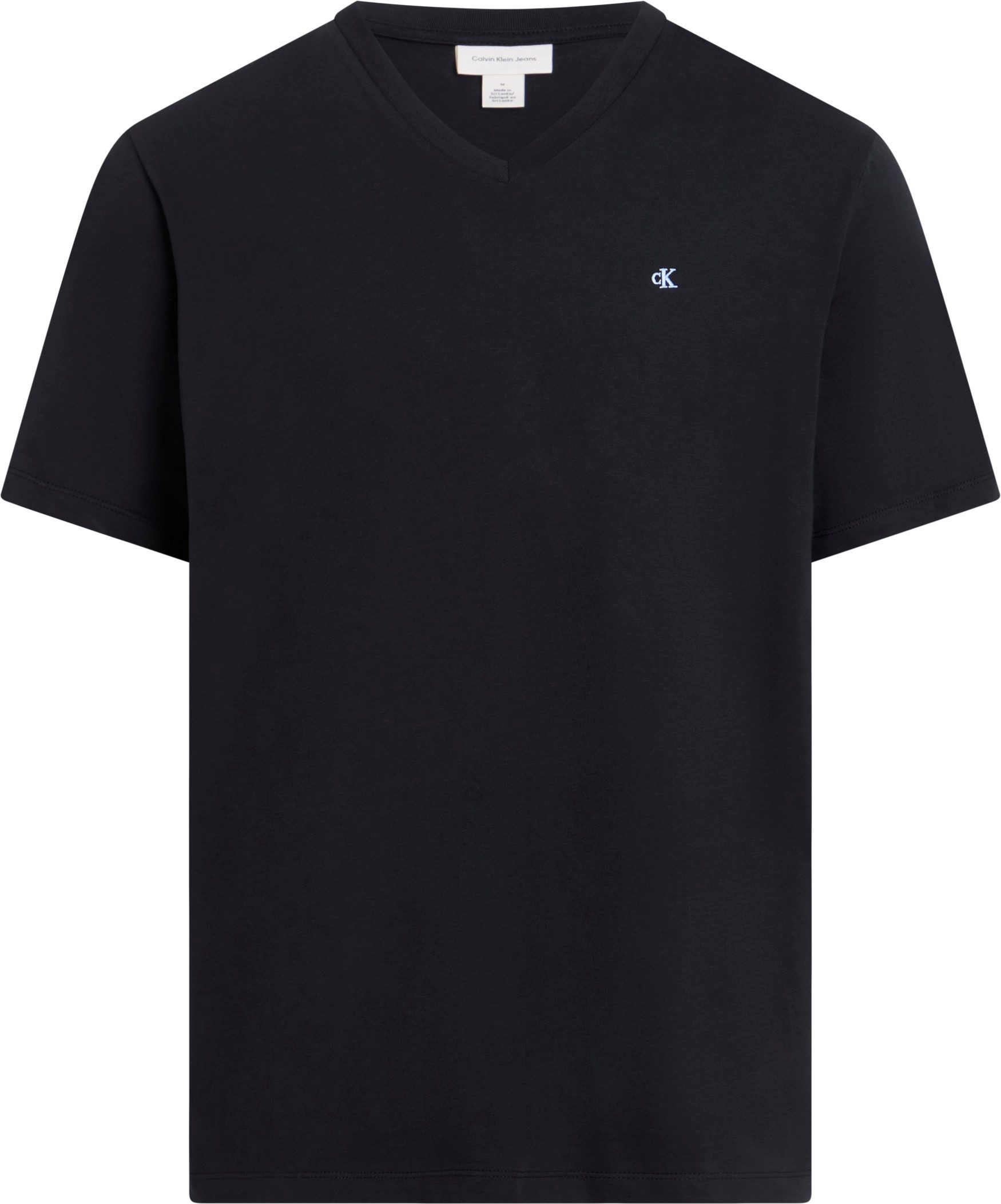 T-Shirt SS SMOOTH CTTN SOLID VNECK TEE
