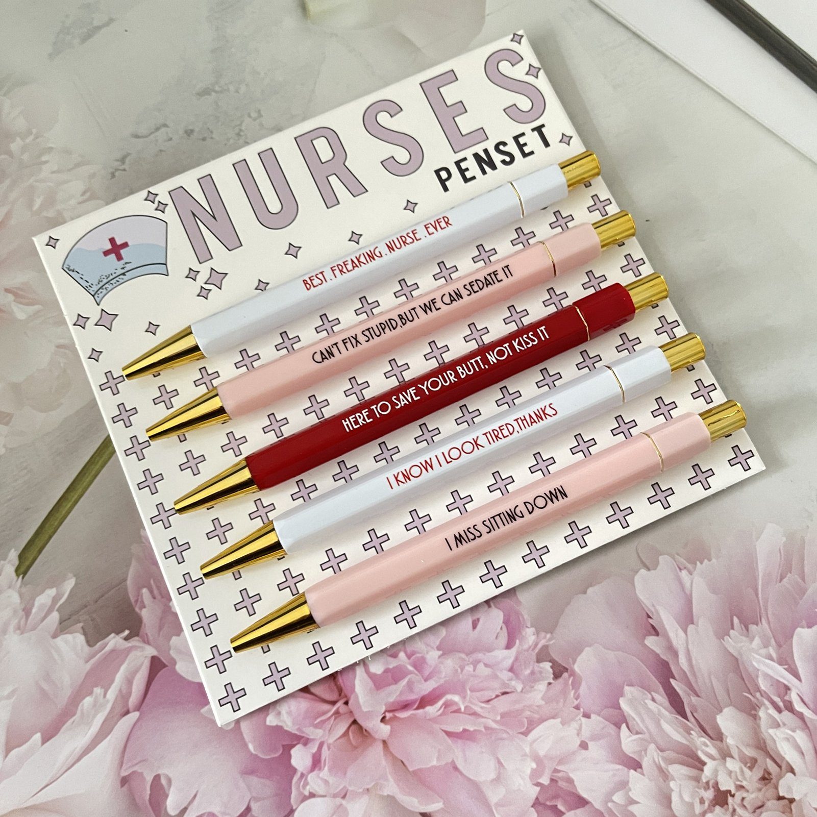 1 Lustiges Krankenschwestern, Lustige Kugelschreiber Für Stifte-Set Blusmart
