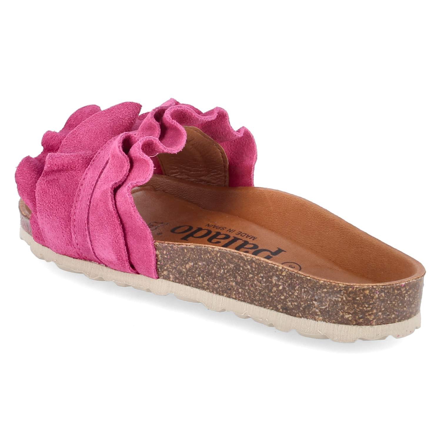 Palado Palado PALA-251-781050-05 Damen Rauleder pink Pantolette