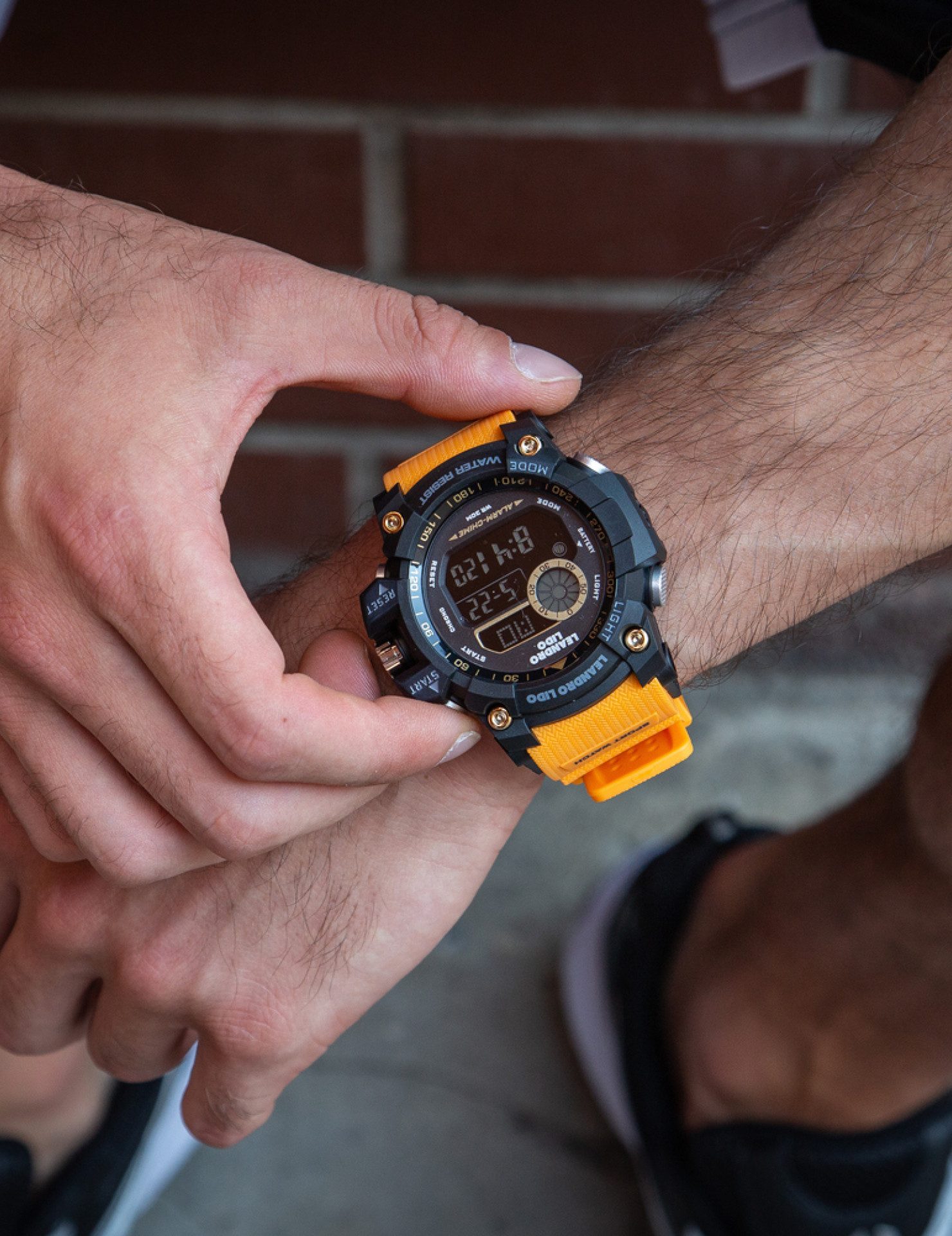 LEANDRO LIDO Sportuhr Unisex Sport Uhr, inklusive Batterie