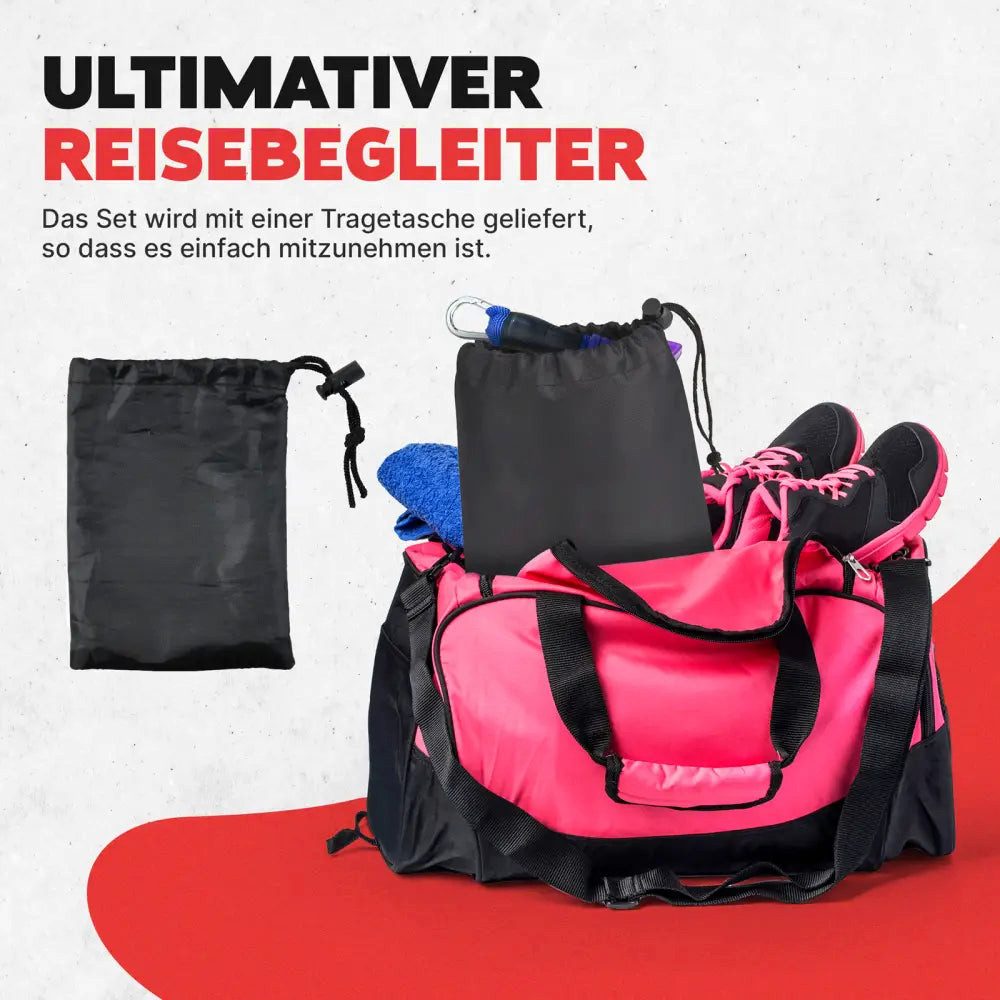 Sport-Knight® Trainingsbänder Trainingsbänder Premium-Set mit Tragetasche, 5 Stufen