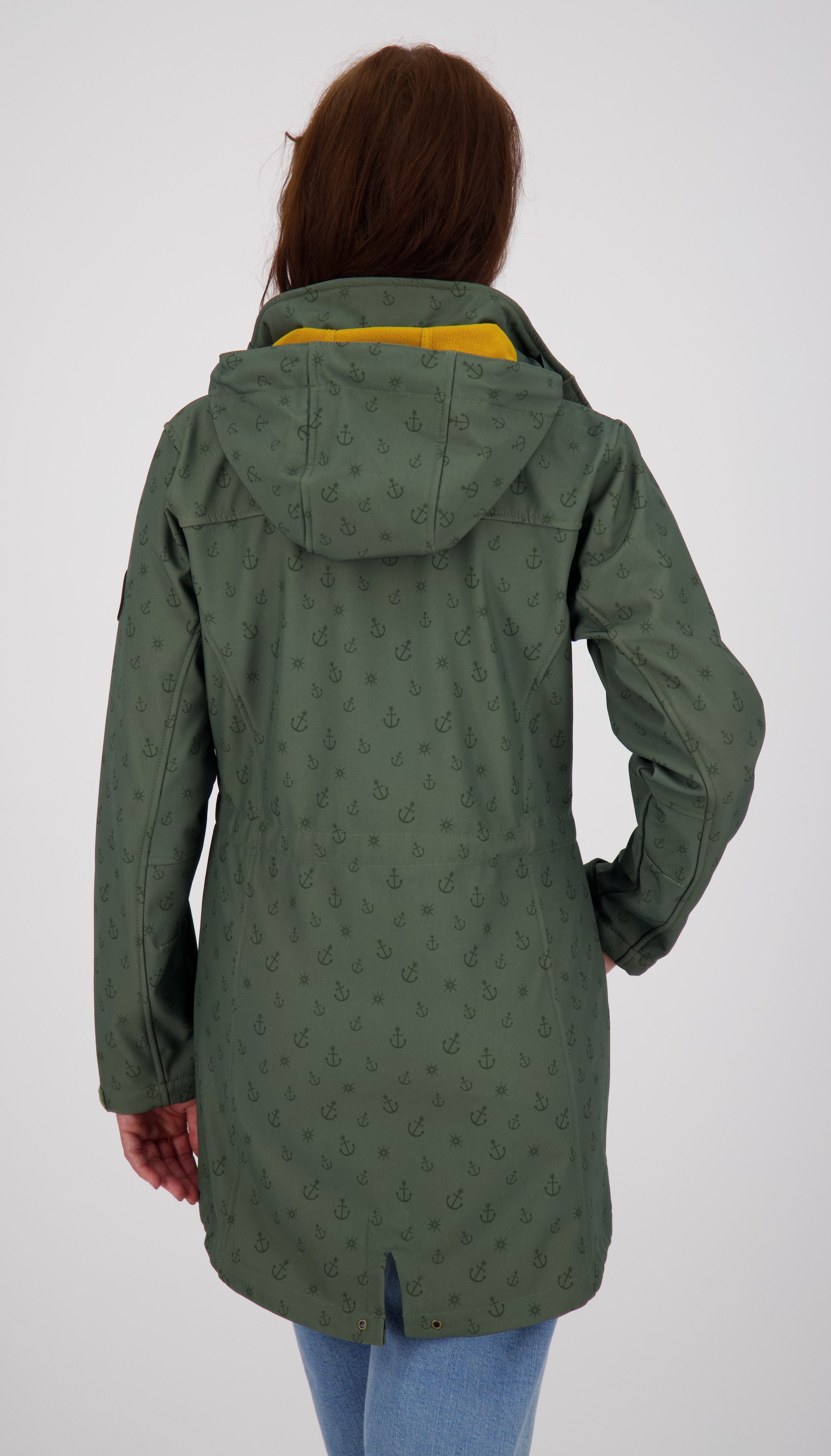 ankerglut Kurzmantel #ankerglutschein OS WMN Softshellmantel Übergangsjacke auch in Großen Größen erhältlich, mit abnehmbarer Kapuze