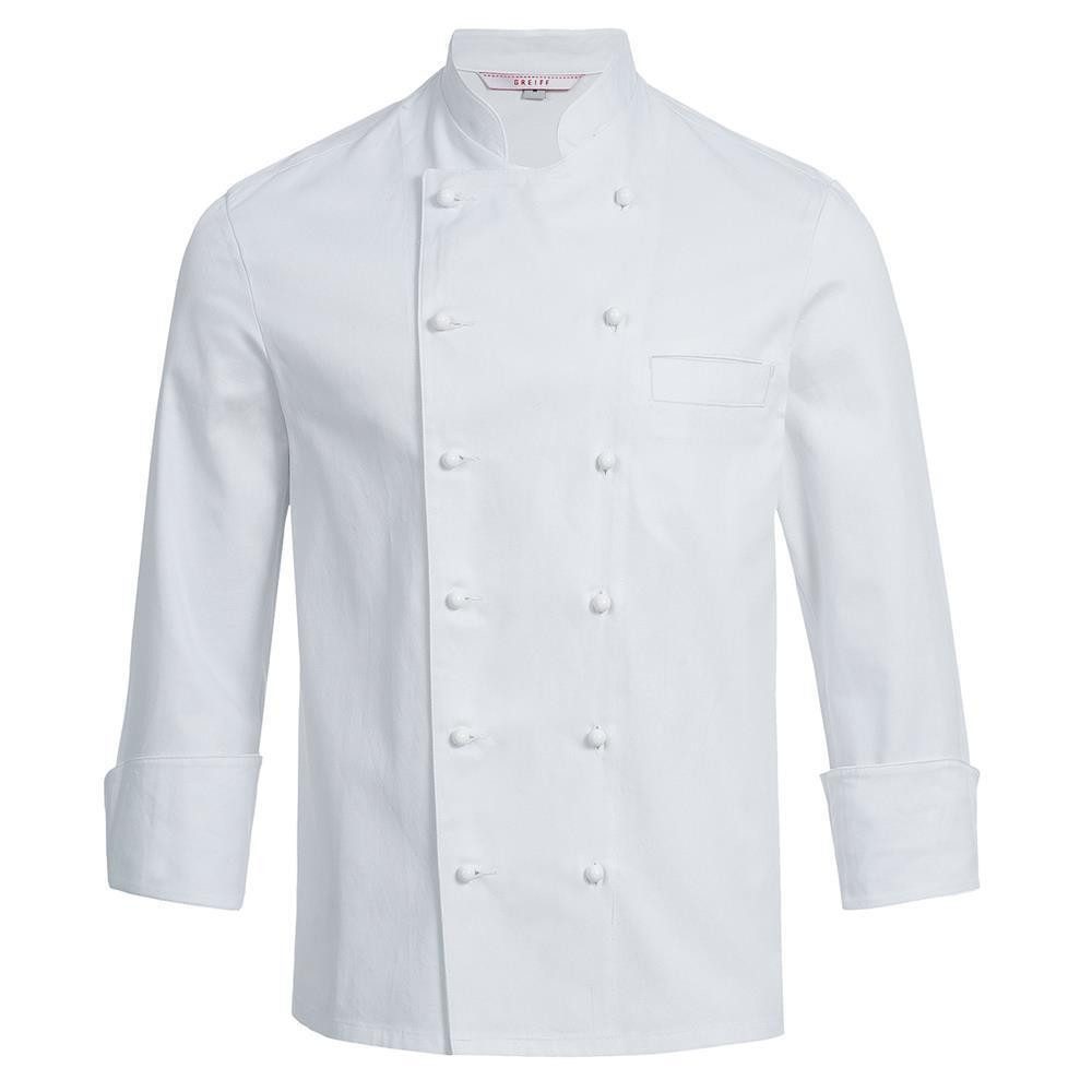 GREIFF Kochjacke Greiff GASTRO MODA Cuisine Herren Kochjacke Regular-Fit Weiß