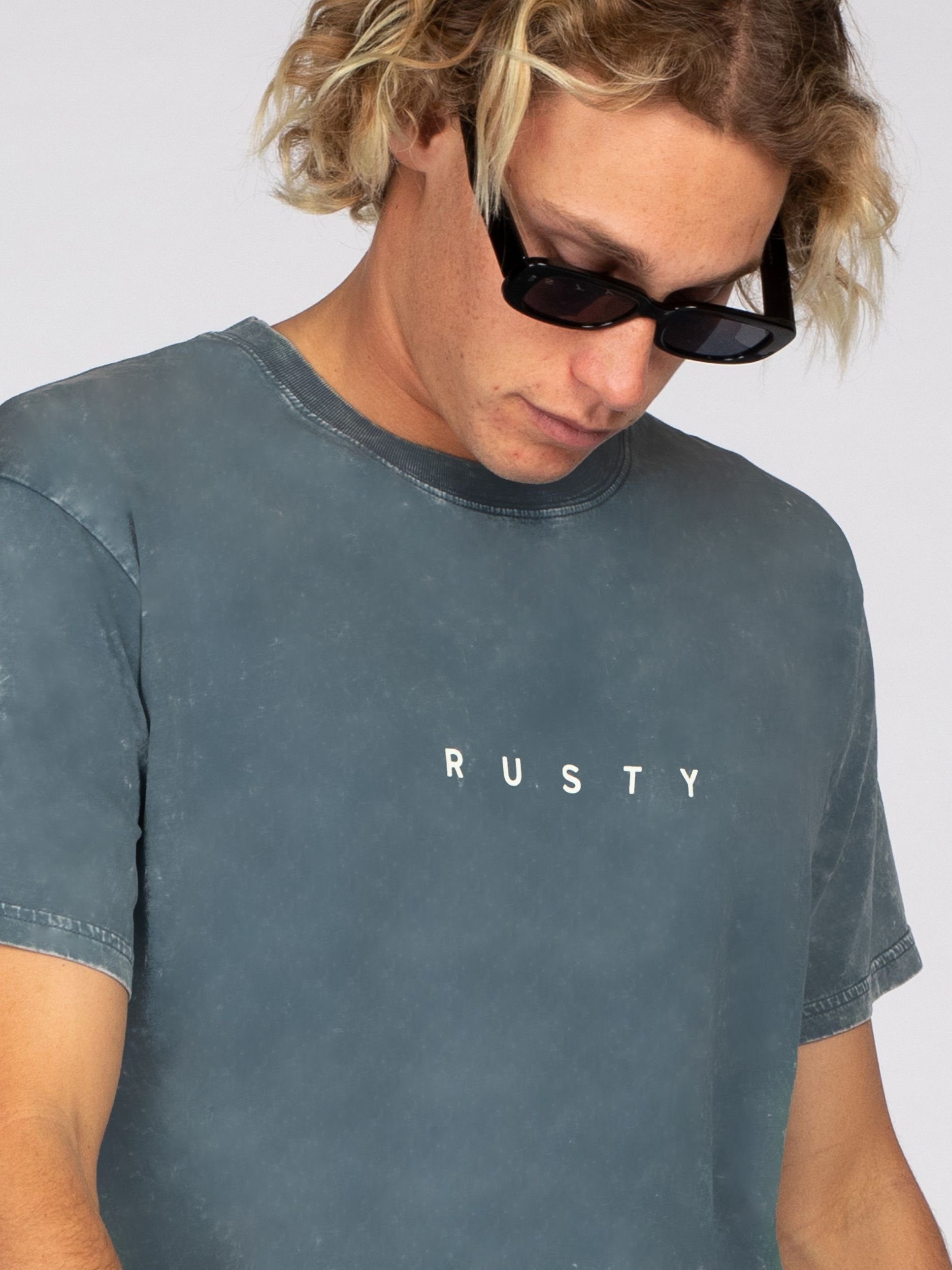 SLEEVE SHORT Rusty TEE T-Shirt CUT ACID Stormy