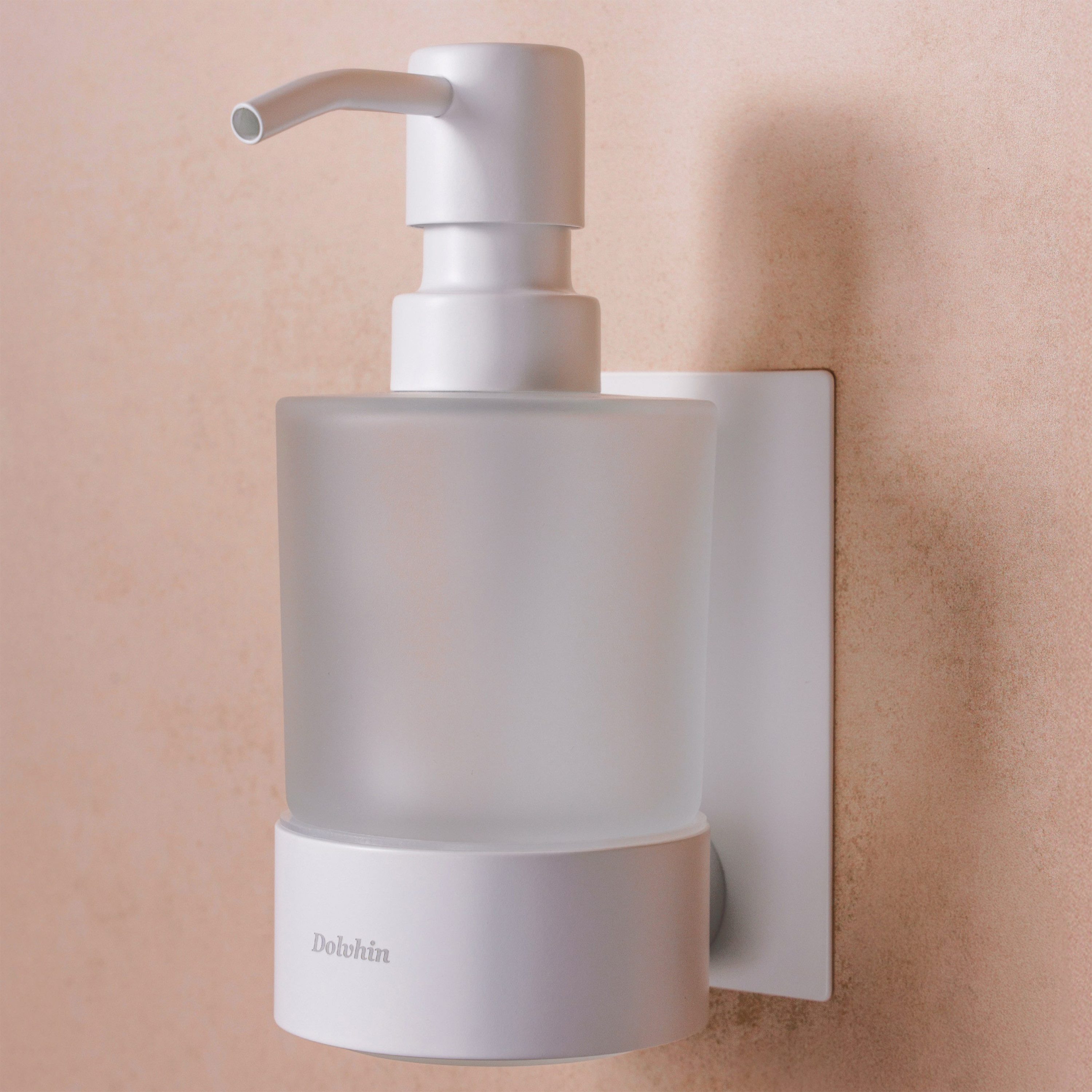 Dolvhin Seifenspender Wandmontage ohne Bohren, Glas Handseifenspender, Wand günstig online kaufen
