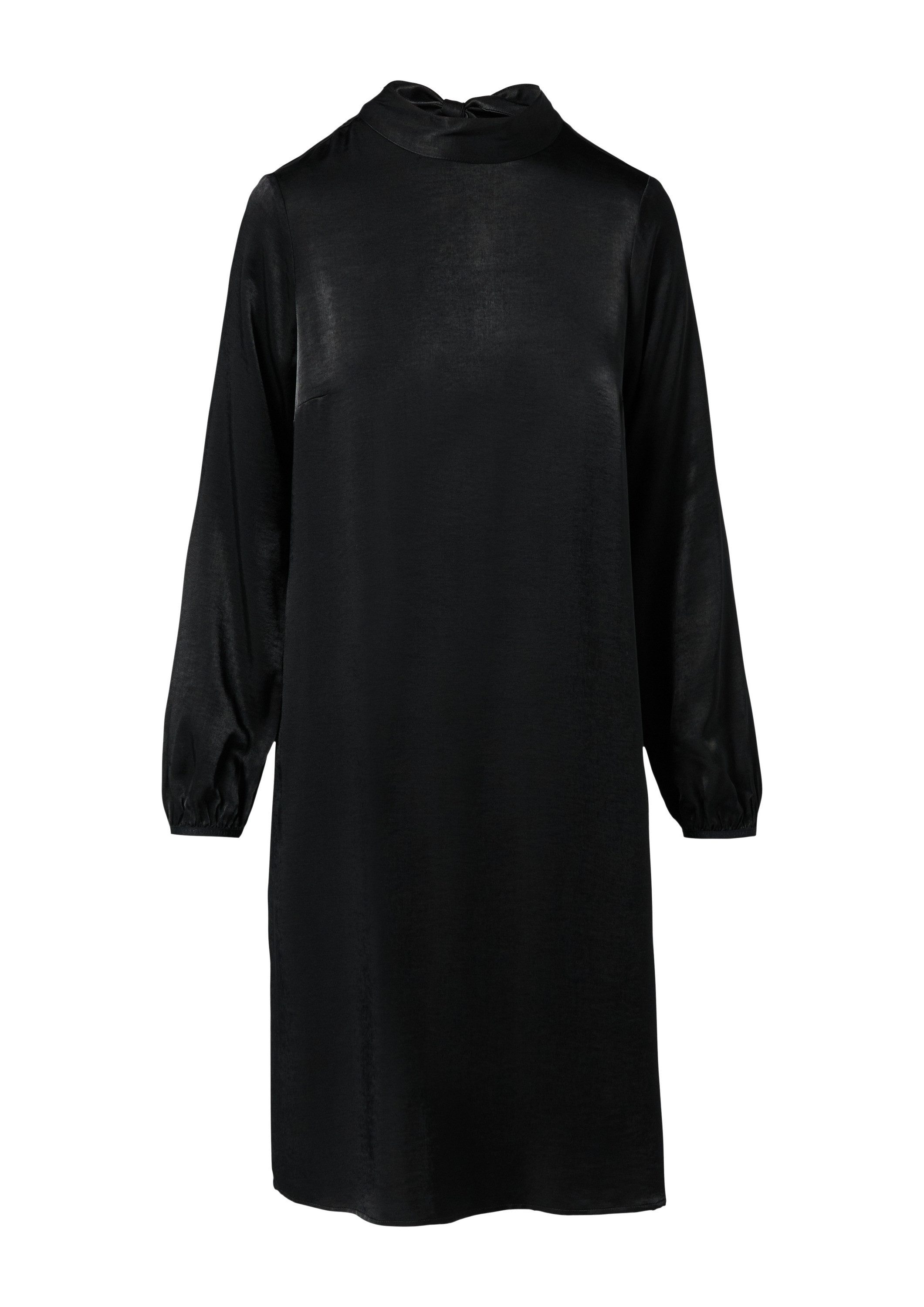 comma Minikleid Kleid Viskosemix-Kleid mit Bindedetail günstig online kaufen