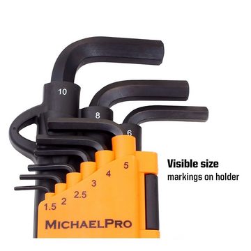 ProType Stiftschlüssel Imbusschlüsselsatz 9-teilig "Michael Pro" original # NEU