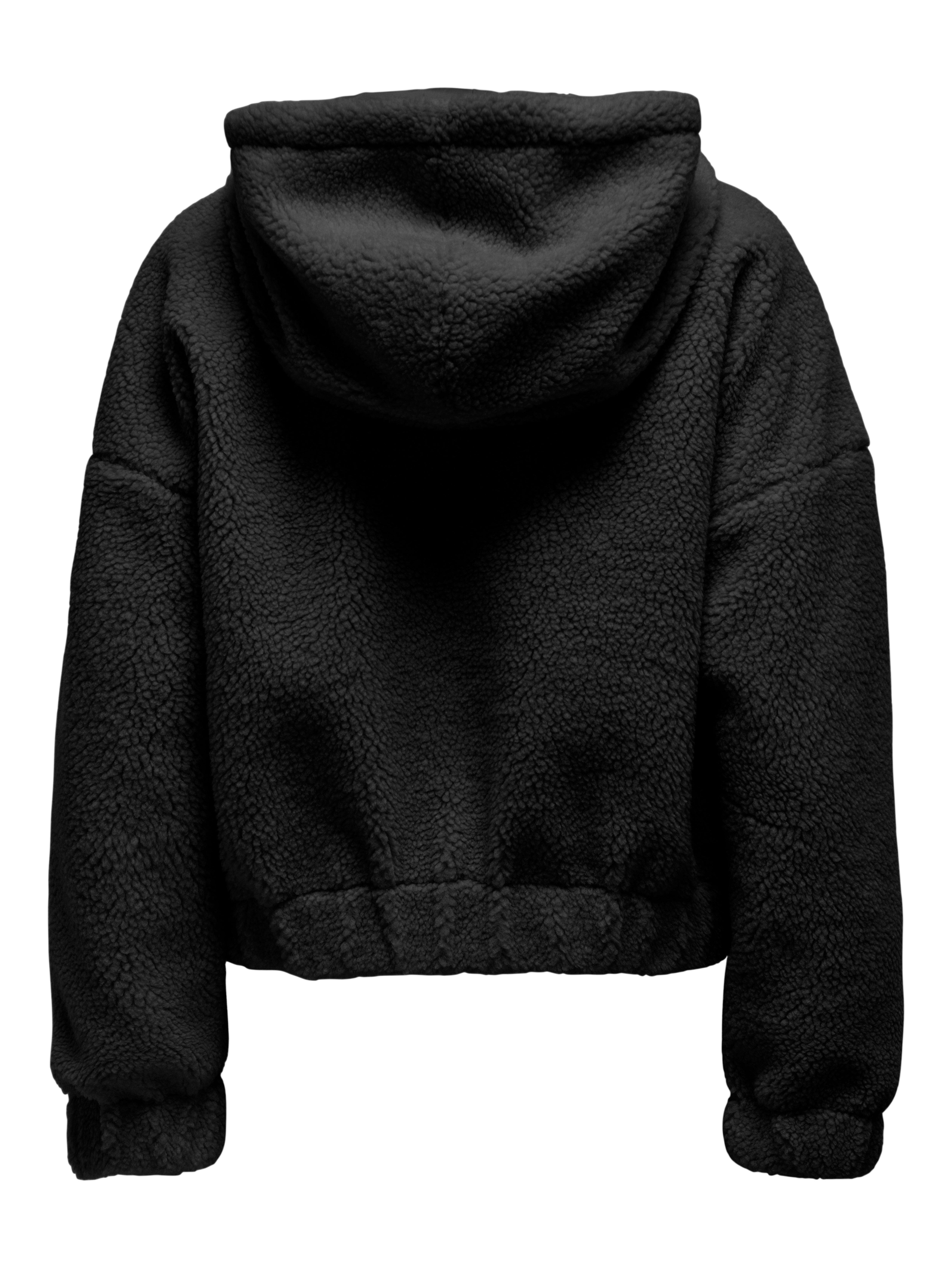 ONLY Kapuzenplüschjacke ONLTANJA TEDDY HOOD JACKET OTW NOOS Kunstfaser