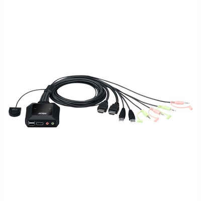 Aten »CS22H 2-Port USB 4K HDMI KVM Switch« Computer-Adapter