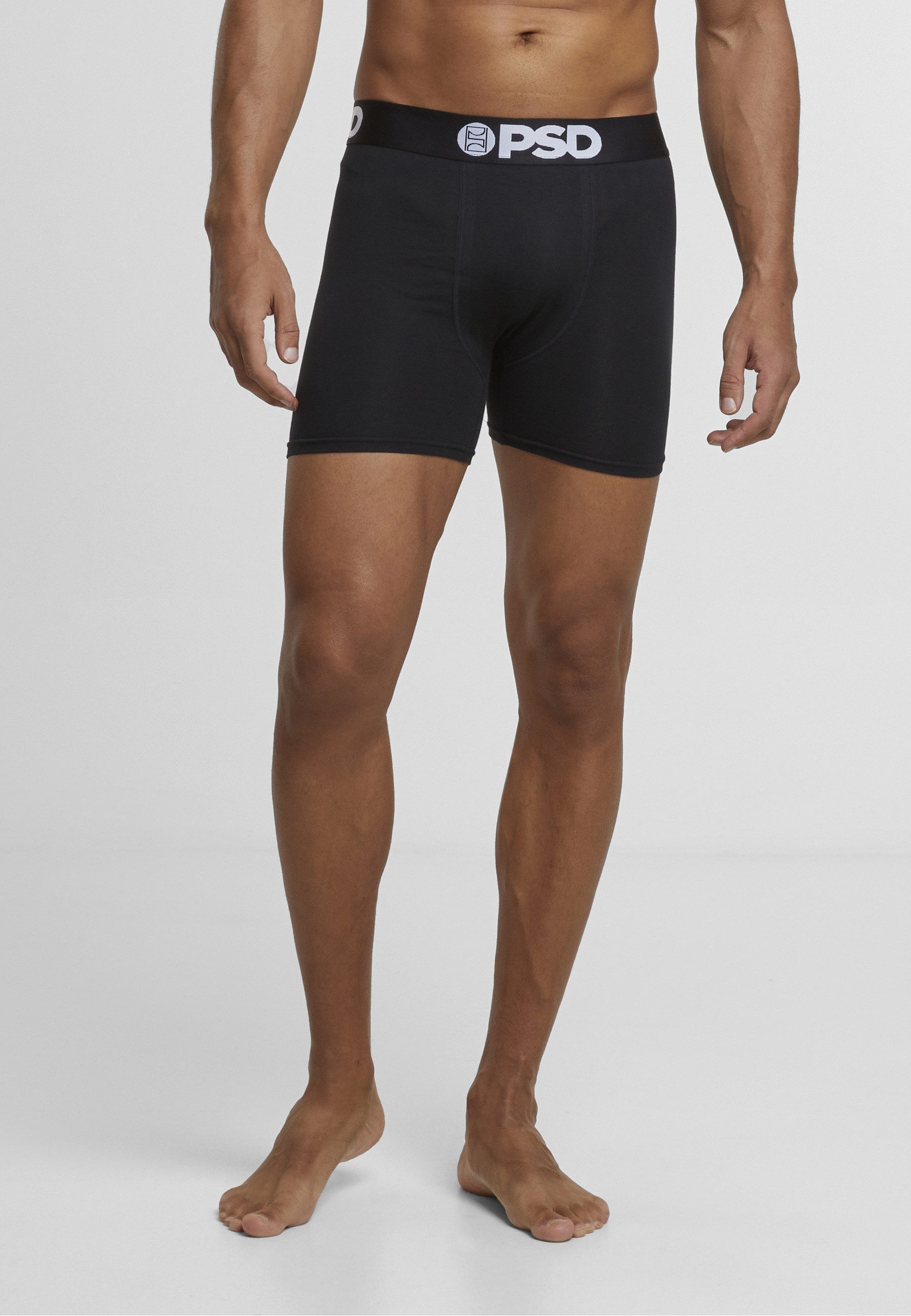 PSD Boxershorts PSD CTN SOLIDS BLK 5I 3PK (1-St)