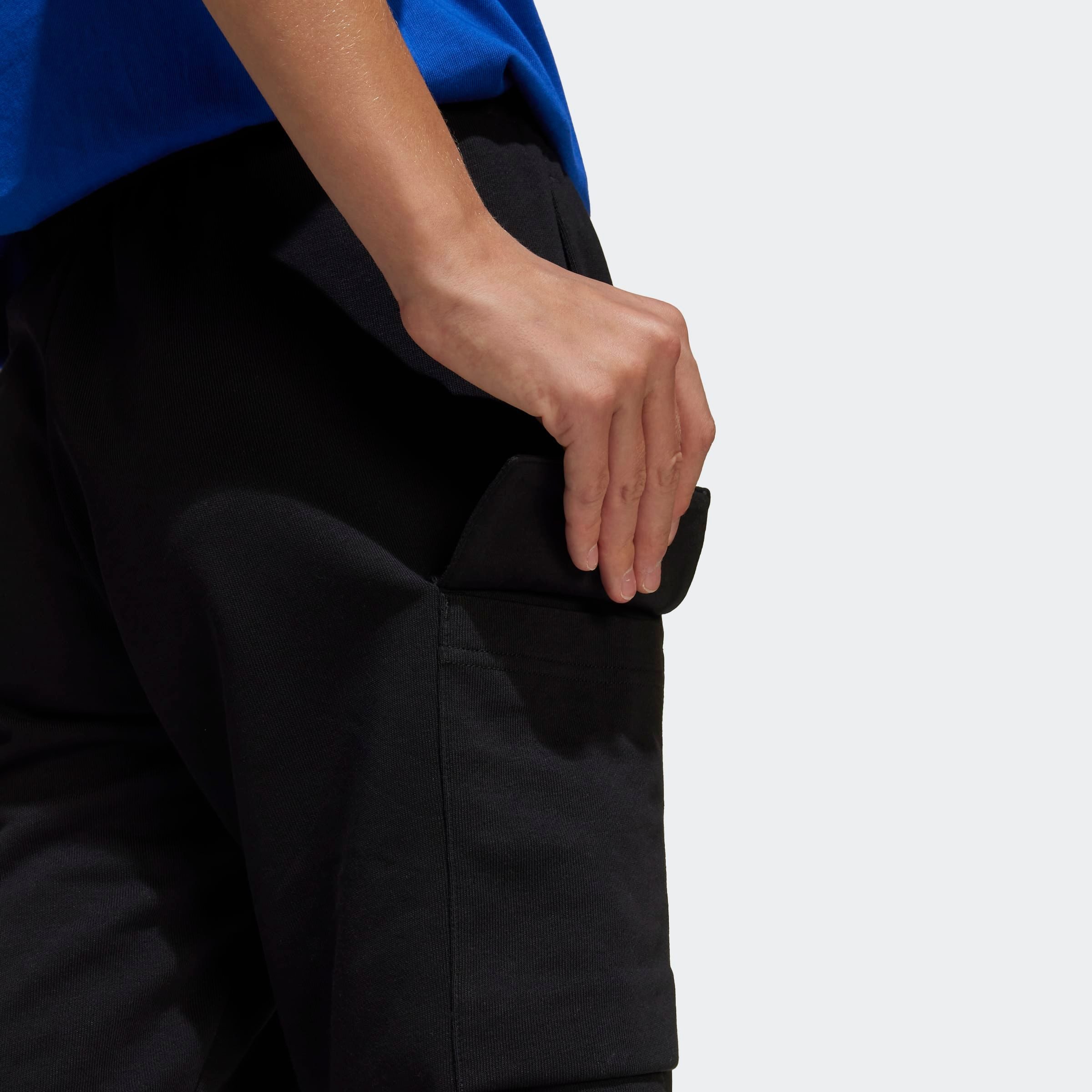 adidas Sportswear Shorts J SL FT C SH für Kinder, mit Gummizug, aus Baumwolle, normal-weite Passform