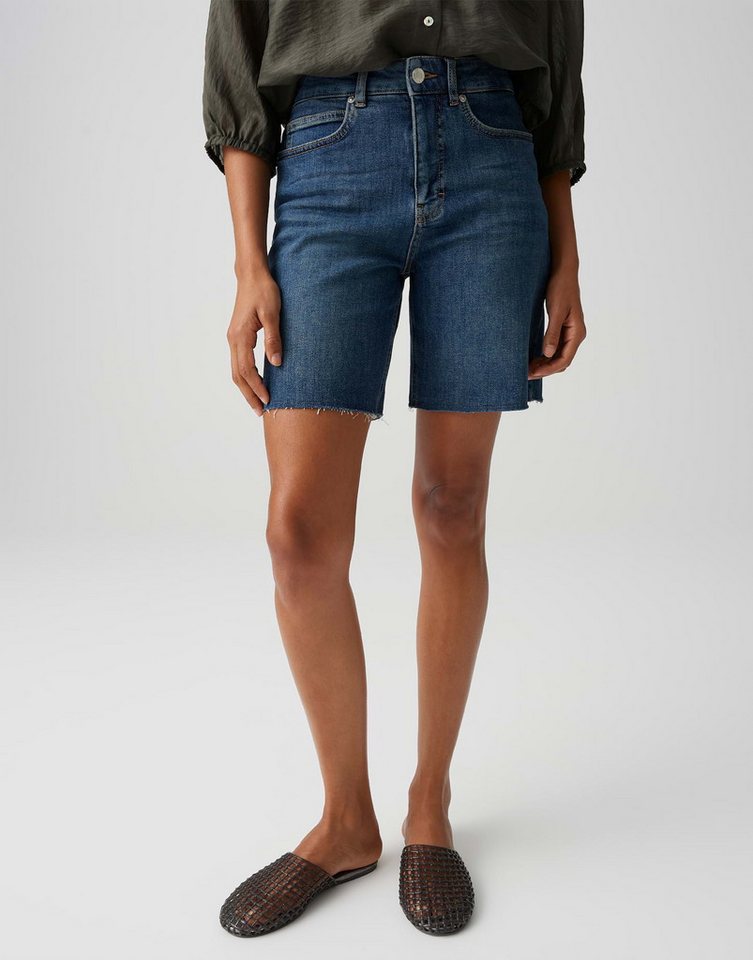 OPUS PANTS Shorts Mari edge shorts aus Denim mit Stretchkomfort Mit 5 Pocket Design für entspannte Denim Looks
