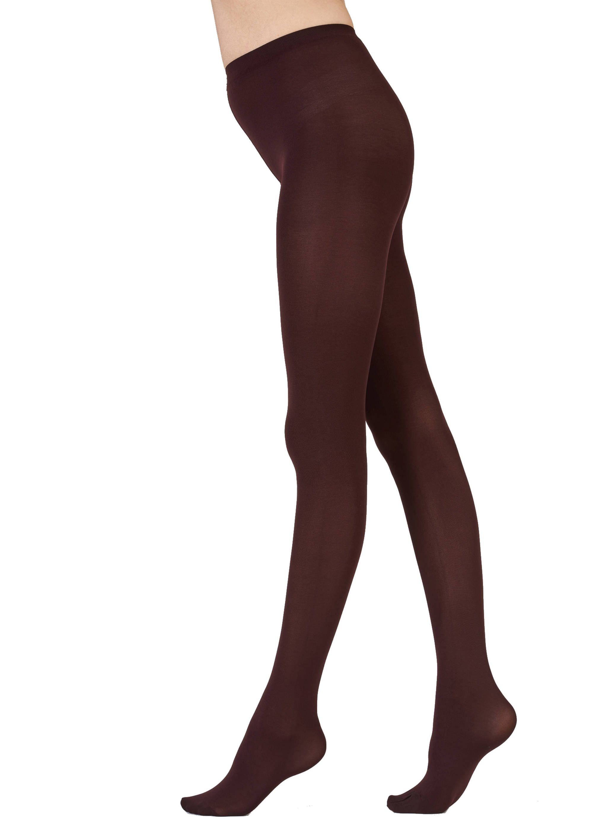 Strumpfhose Ohne Naht An Den Füßen Kinder Pretty Polly Feinstrumpfhose Premium Opaques 60D 3D Opaque Tights 60