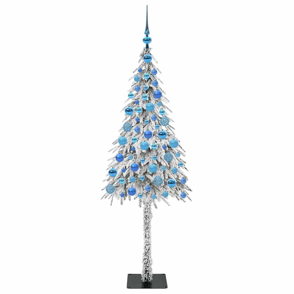 vidaXL LED Baum Weihnachtsbaum mit 300 LEDs Weiß 180 cm PE und Stahl