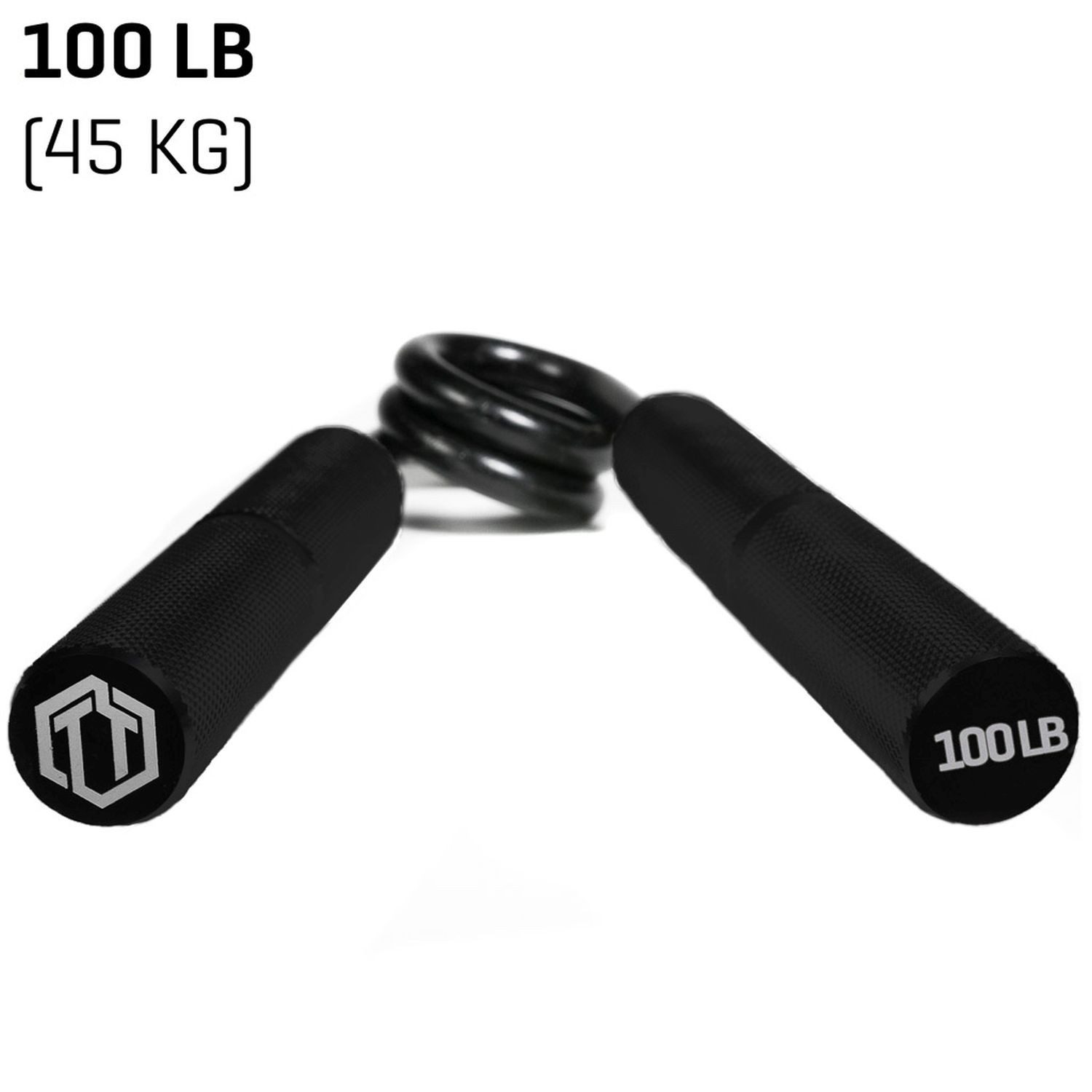 Sporttrend 24 Handmuskeltrainer Fingerhantel 100lb (45KG) schwarz, Unterarm