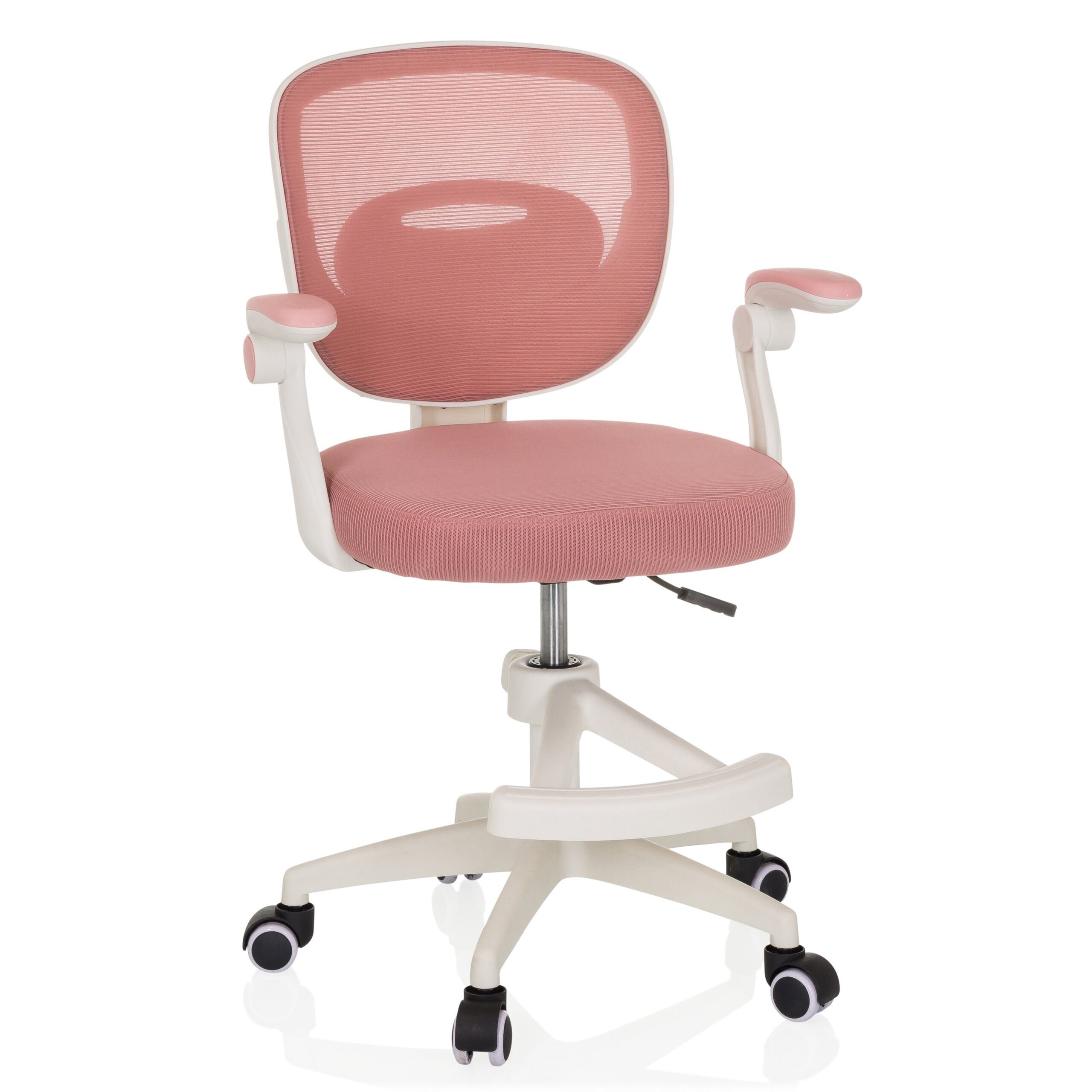 hjh OFFICE Drehstuhl Kinderdrehstuhl Kiddy Smart Stoff / Netzstoff (1 St), Kinder Bürostuhl mitwachsend, ergonomisch