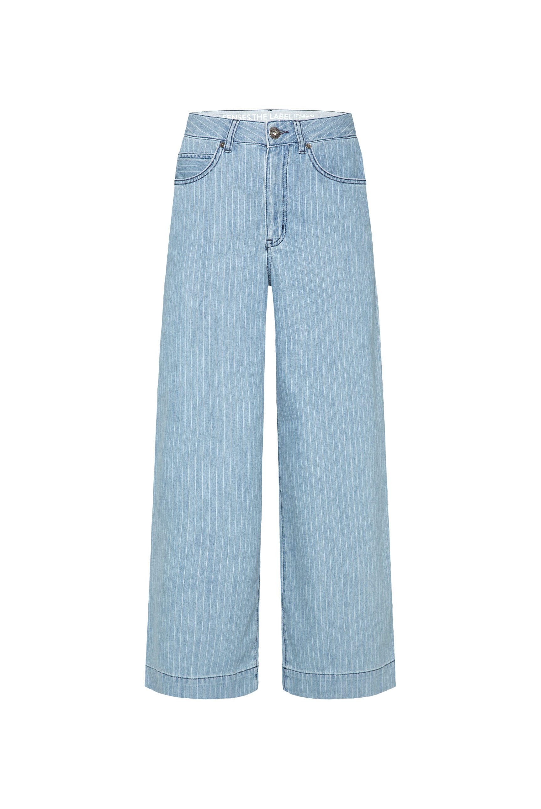 SENSES.THE LABEL Weite Jeans mit Vintage-Waschung