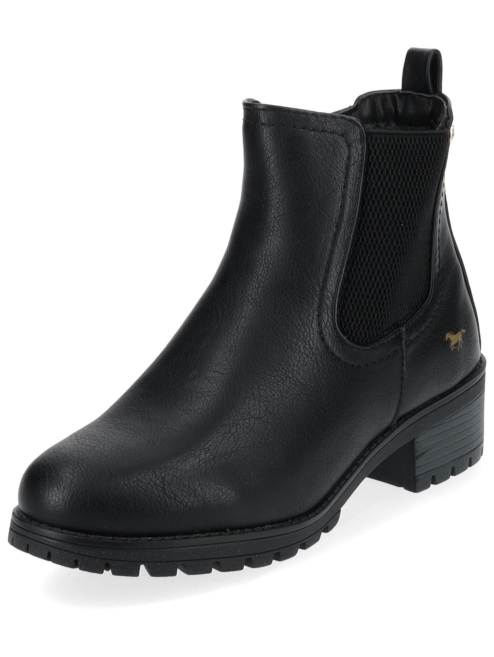 MUSTANG Stiefelette Lederimitat/Textil Stiefelette günstig online kaufen