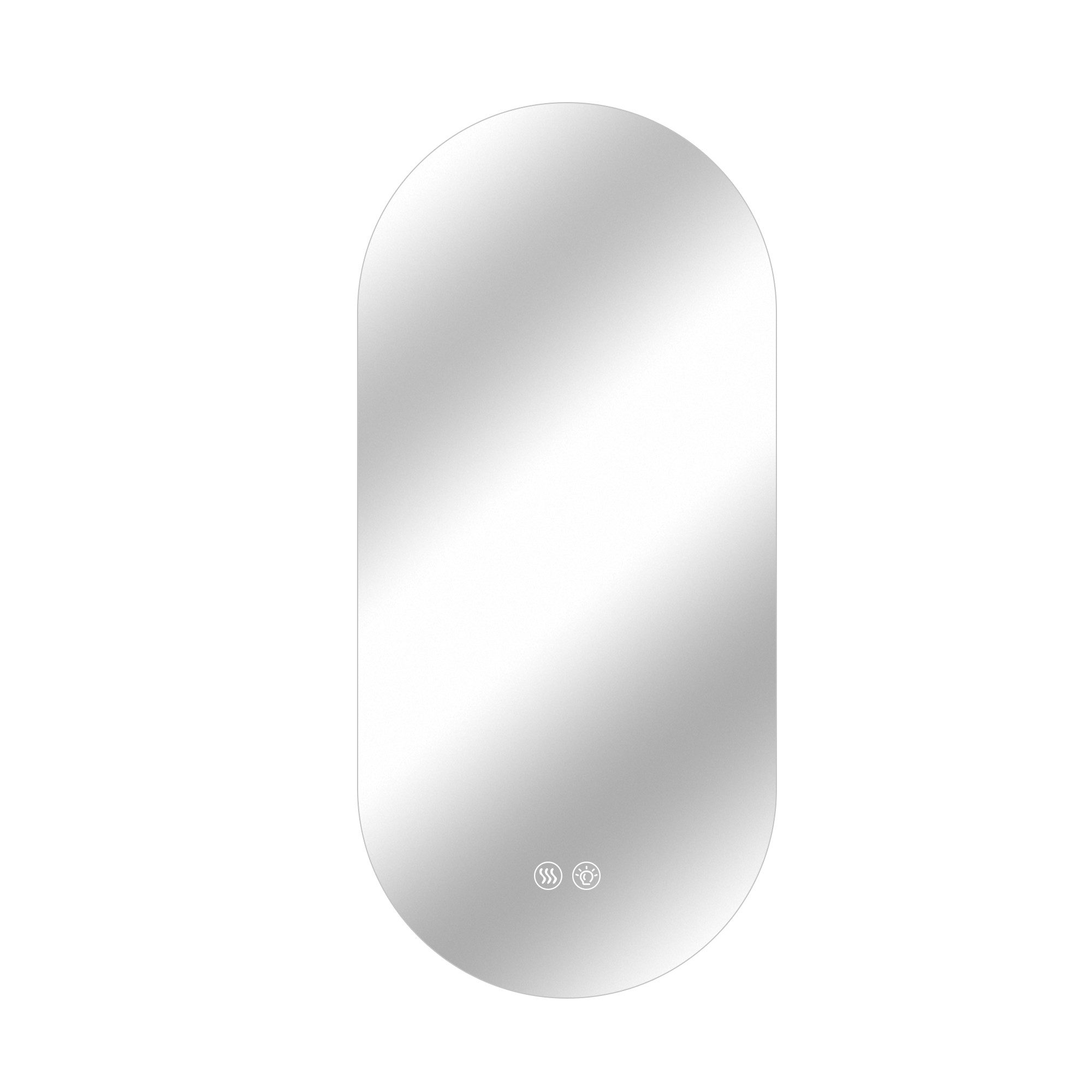 OKWISH Spiegel Smart Mirror for Modern Home Decor (LED Badspiegel– Antibeschlag Touchscreen Silber, 1-St., 60*120cm)