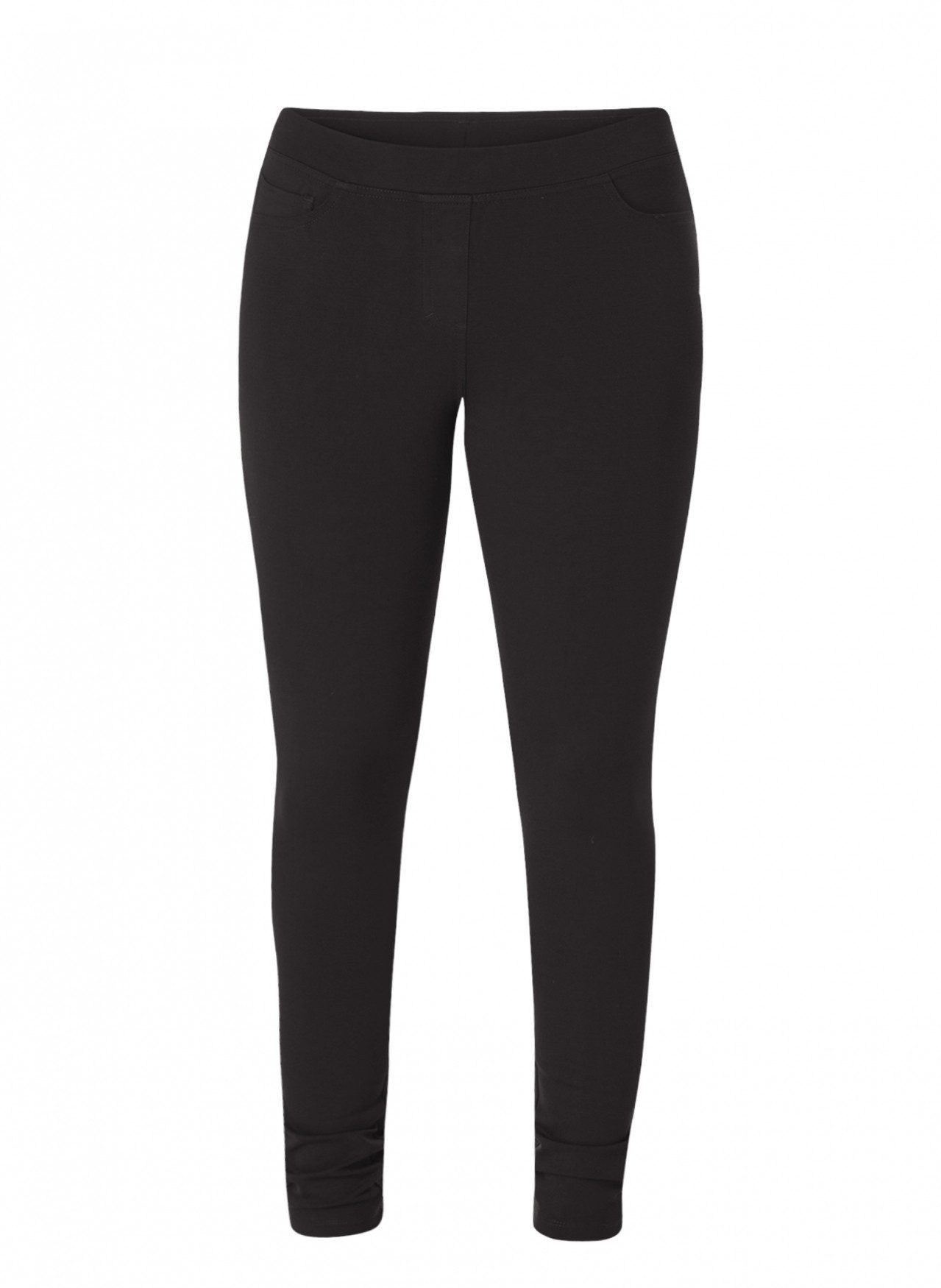 Base Level Curvy Jeggings Arnika mit Badge