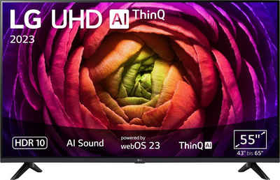 LG 55UR73006LA LCD-LED Fernseher (139 cm/55 Zoll, 4K Ultra HD, Smart-TV, AI Sound, Direct LED, UHD, WebOS 23, α5 Gen6 4K AI-Prozessor)