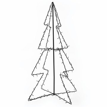 vidaXL LED Baum Weihnachtsbaum in Kegelform 160 LEDs Indoor & Outdoor 78x120 cm