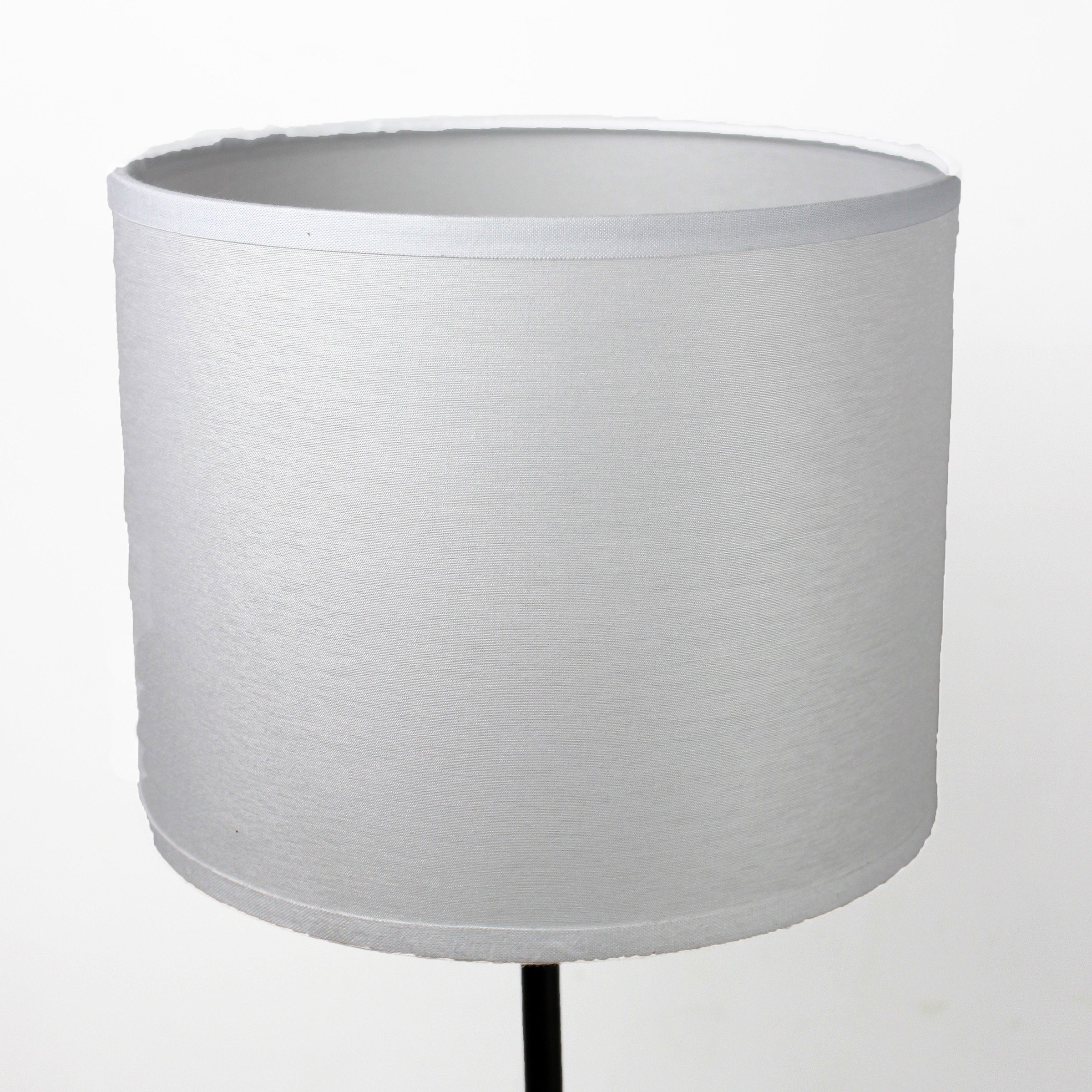 Signature Home Collection Lampenschirm Handgefertigter Lampenschirm klein schwarz weiß in Stoff Zylinder, moderne Zylinderform