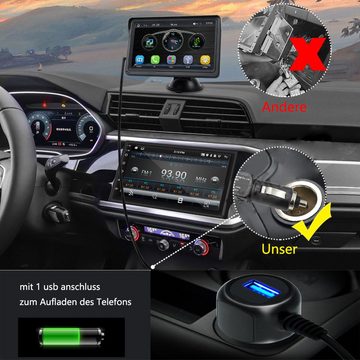 GelldG GPS Navigationsgerät für Auto LKW, 7-Zoll-Navi LKW Navigation für PKW Navigationsgerät