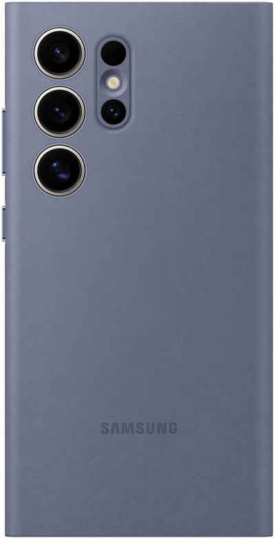Samsung Handyhülle Smart View Wallet Case Galaxy S24 Ultra, Schutz, griffig und stylisch