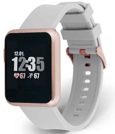 X-Watch KETO SUN Reflect Smartwatch, mit bis zu 20 Tagen Always-On Farbdisplay
