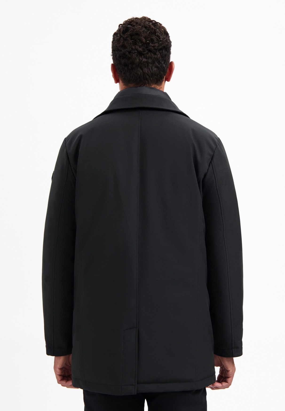 NO EXCESS Parka No Excess Langer Parka mit Stehkragen NOX Jacket