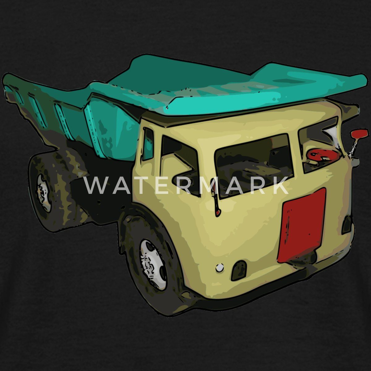 Spreadshirt T-Shirt Ostalgie DDR Kipper Kinderspielzeug Männer T-Shirt (1-tlg)