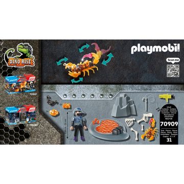 Playmobil® Konstruktionsspielsteine Dino Rise Starter Pack Kampf gegen den Feuerskorpion