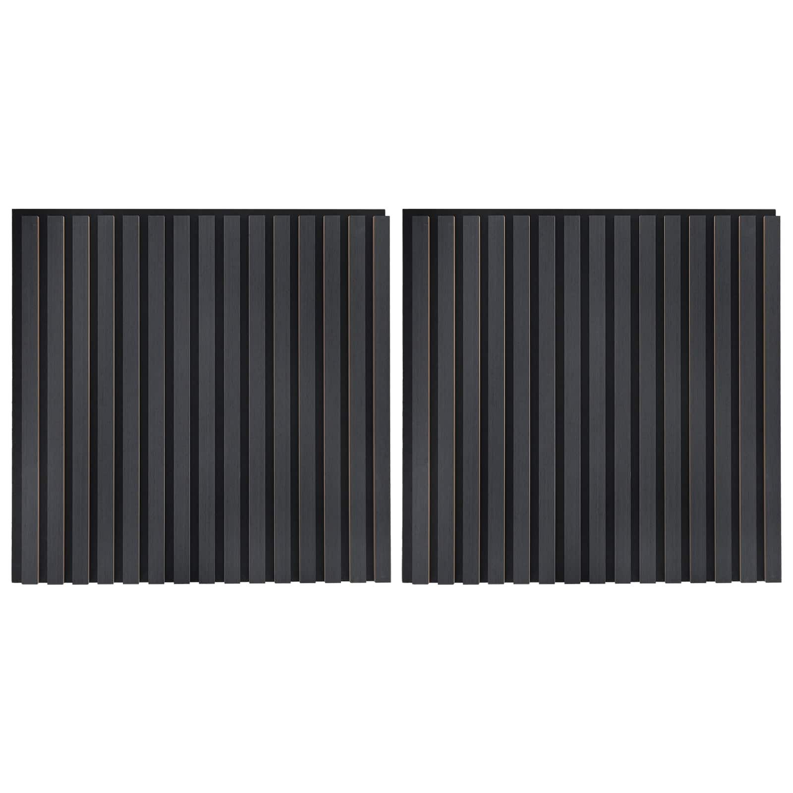 vidaXL Wandpaneel Wandpaneele 2 pcs Anthrazit 60,5 x 60 cm, (2-tlg)