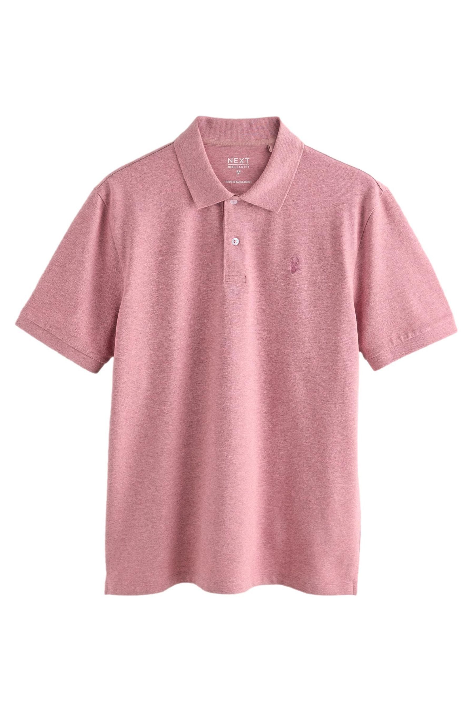 Poloshirt Slim Fit Pikee-Poloshirt mit kurzen Ärmeln