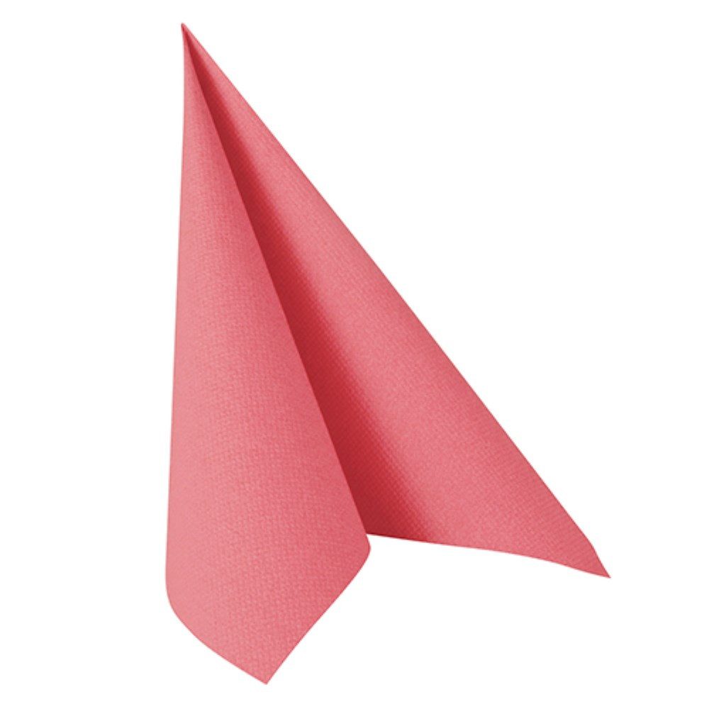 PAPSTAR Papierserviette 50 Servietten "ROYAL Collection" 1/4-Falz 40 cm x 40 cm rosa