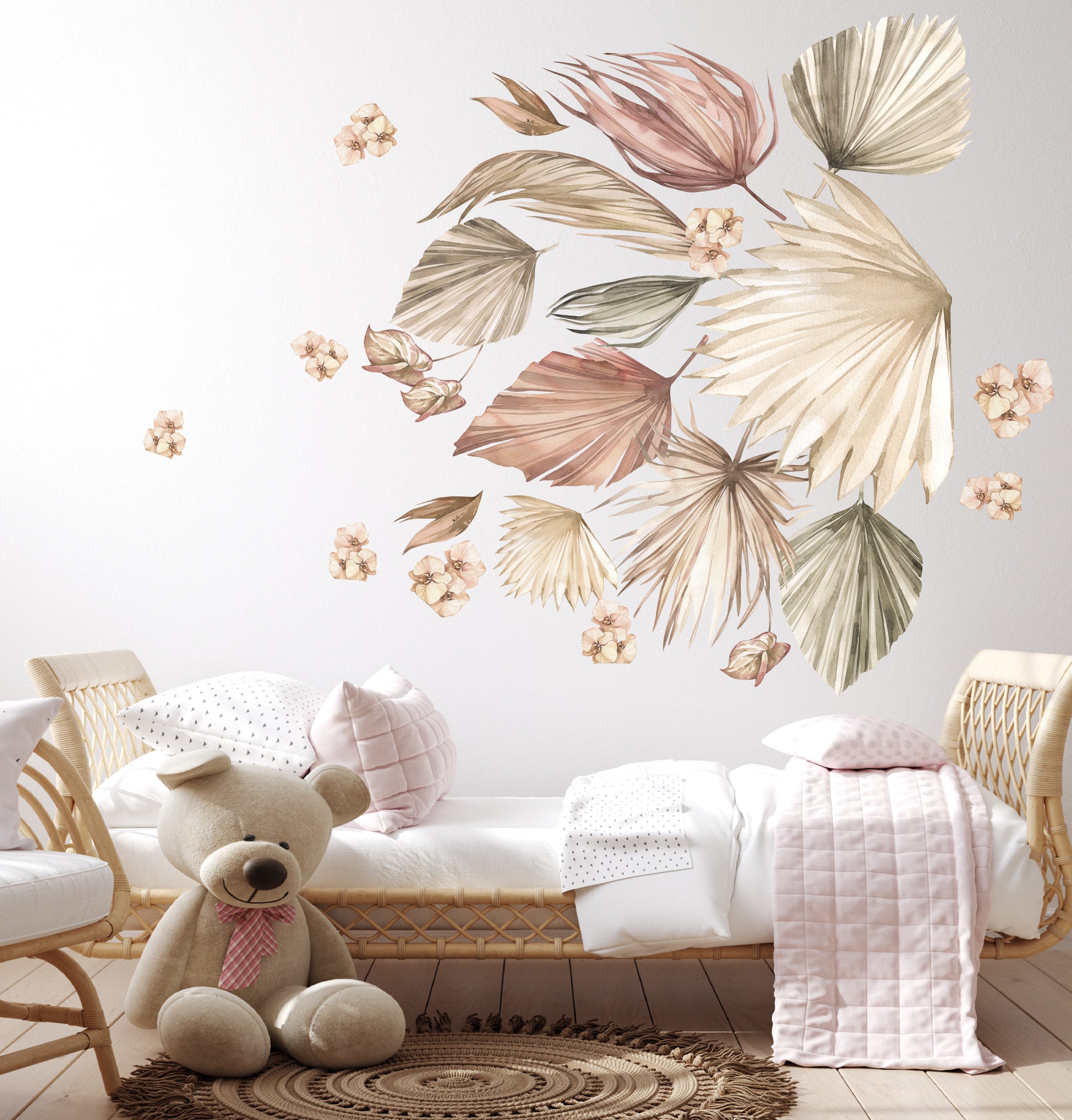 Olli&Elli.design Wandtattoo Boho Blätter für Kinderzimmer, günstig online kaufen
