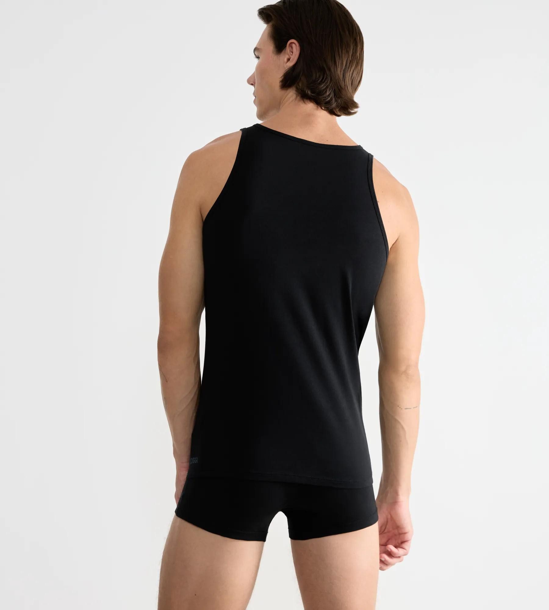 sloggi Tanktop men GO ABC 2.0 (2er Pack) Rundhalsausschnitt, ärmellos, Regular Fit, Baumwollmischung – Bild 4 von 5