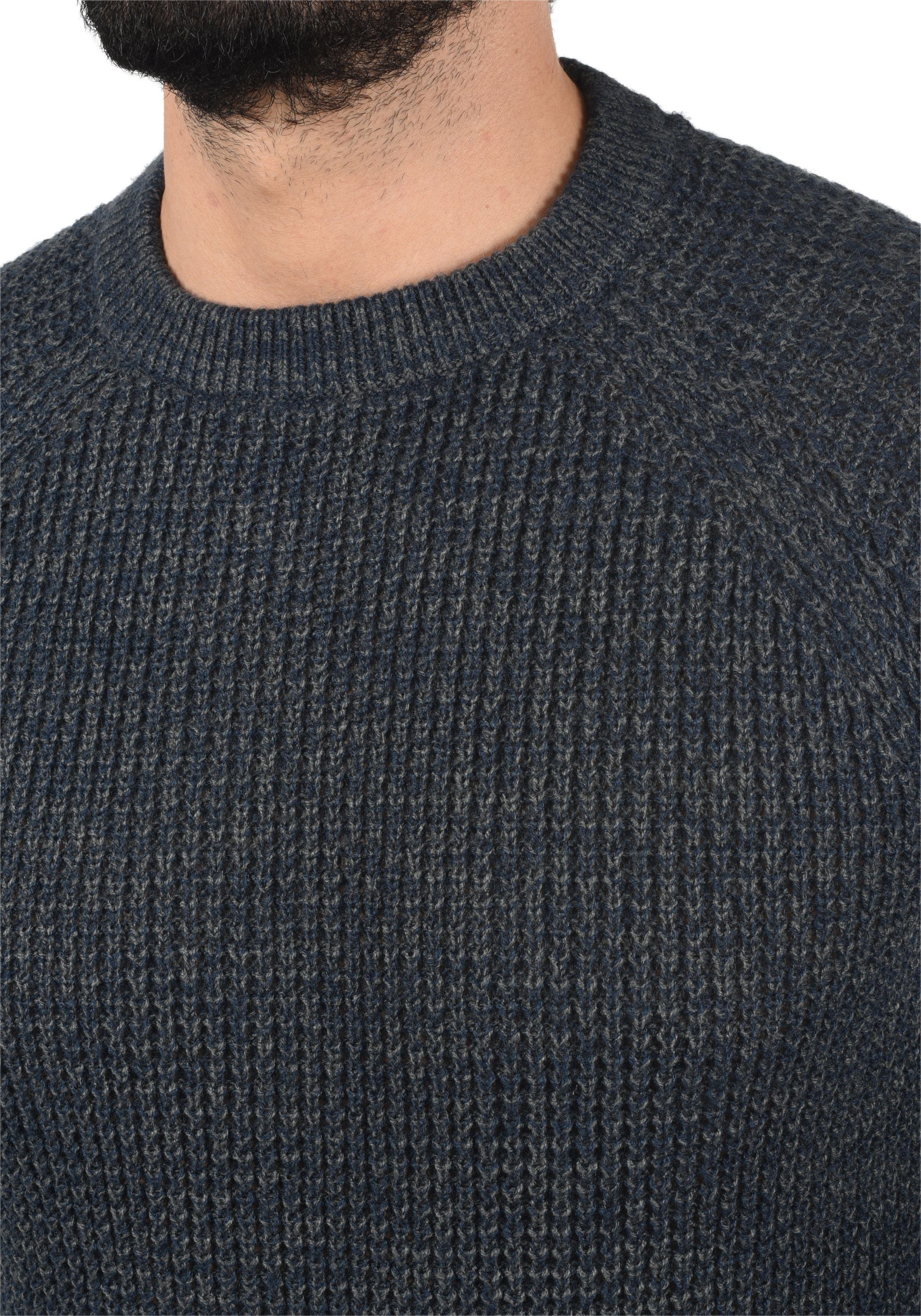 Blend Strickpullover BHCarrizal Stilvoller Grobstrick-Pullover mit Rundhalsausschnitt