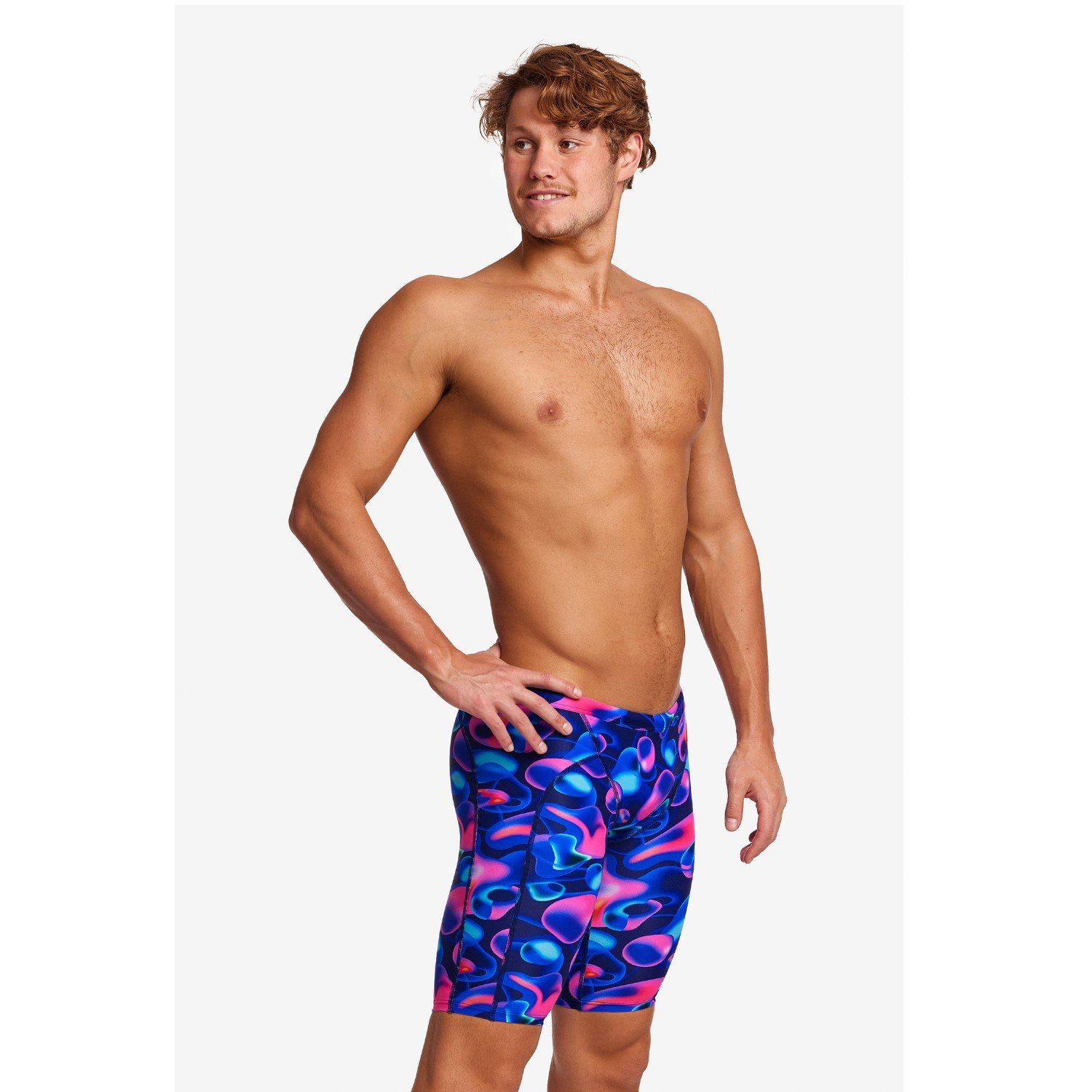 Funky Trunks Badehose Jammer Liquid Lights chlorresistent