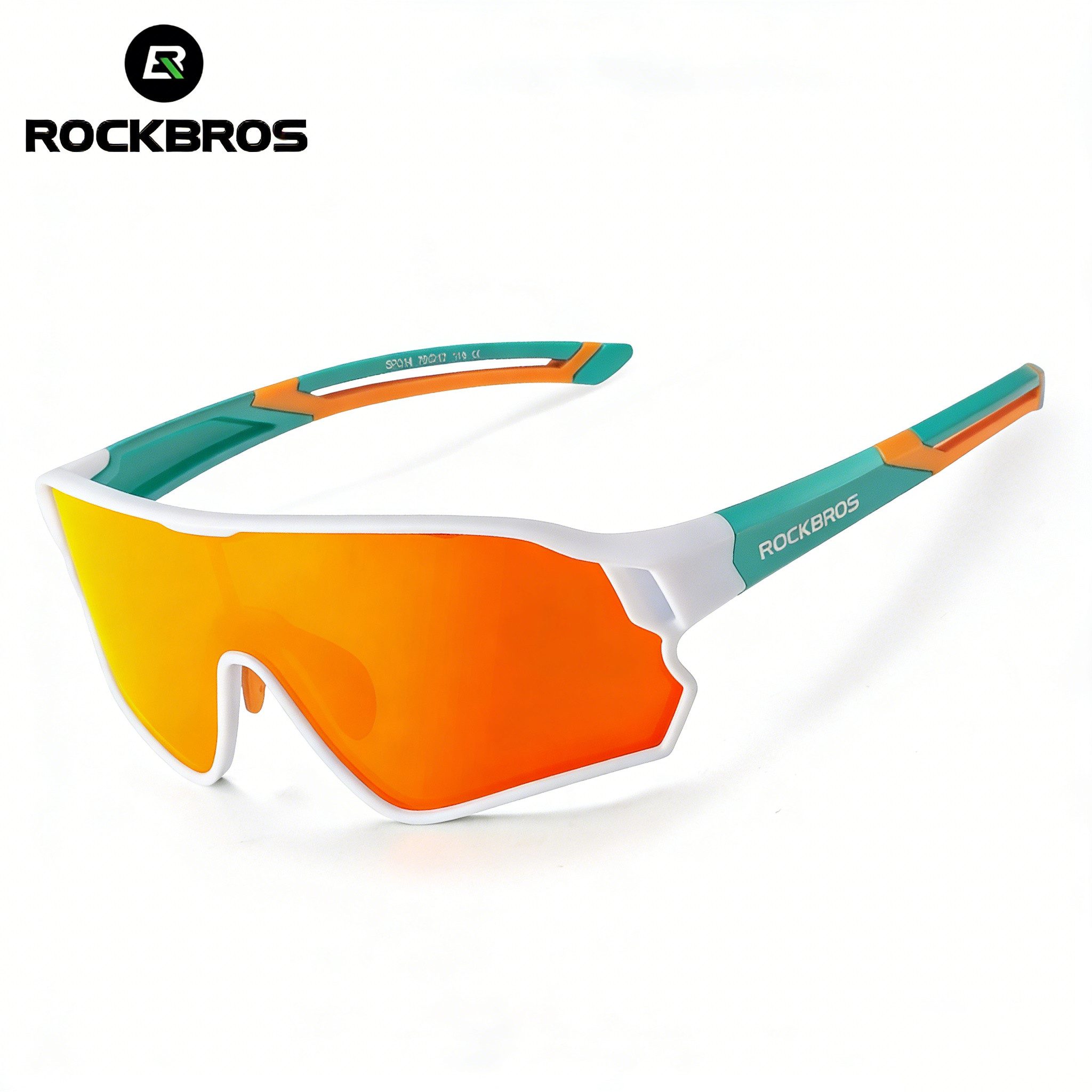 ROCKBROS Sonnenbrille Kinder Fahrradbrille Polarisiert UV400 Leicht Sport Sonnenbrille Kinder mit Blendschutz & Komfort
