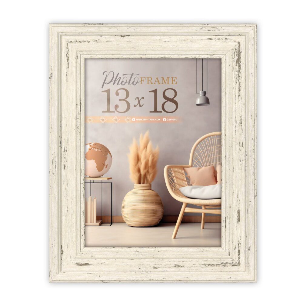 ZEP Rahmen Palermo White 15x20 Kunststoff Rahmen PM268W