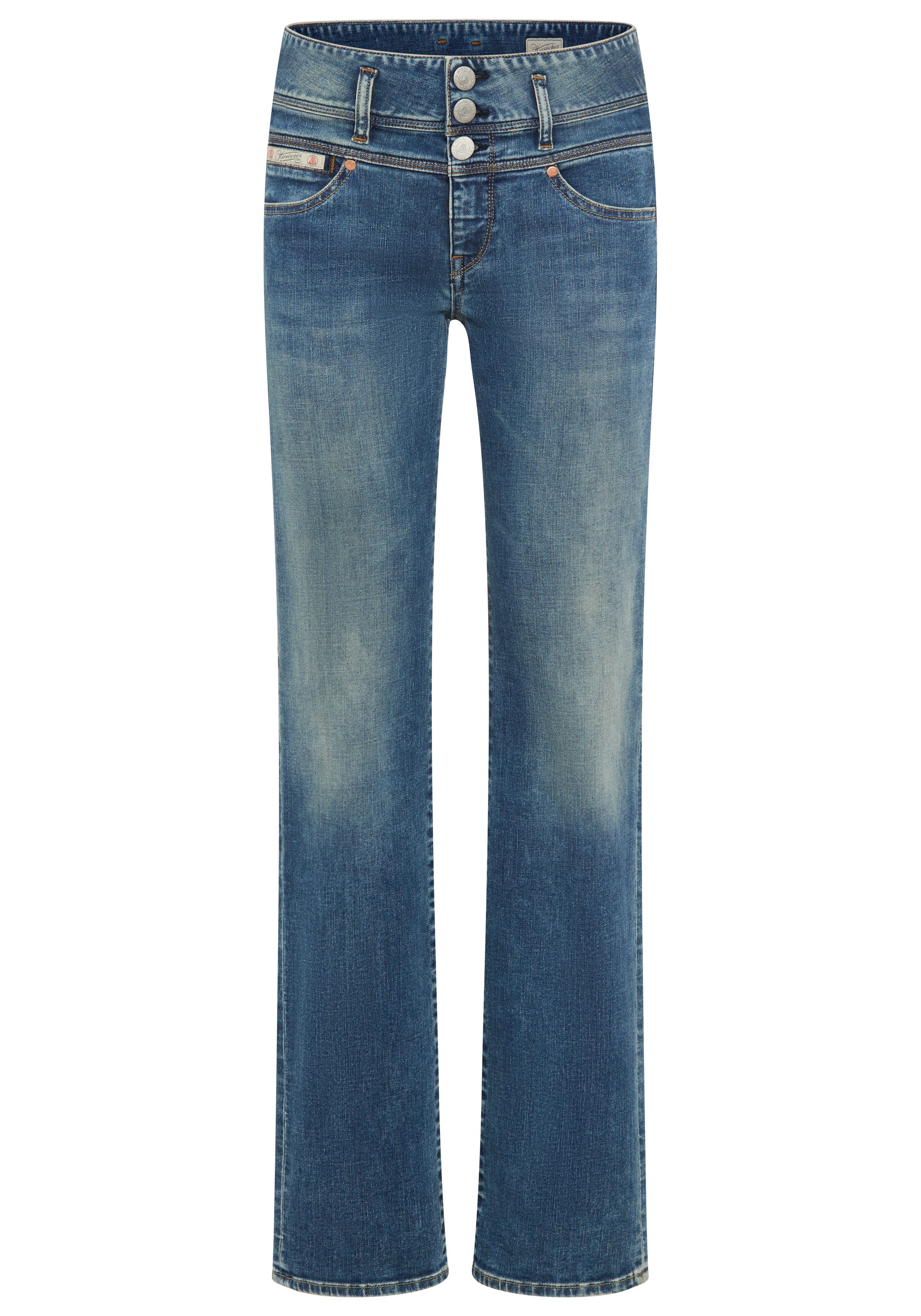 High-waist-Jeans Raya New Straight Denim